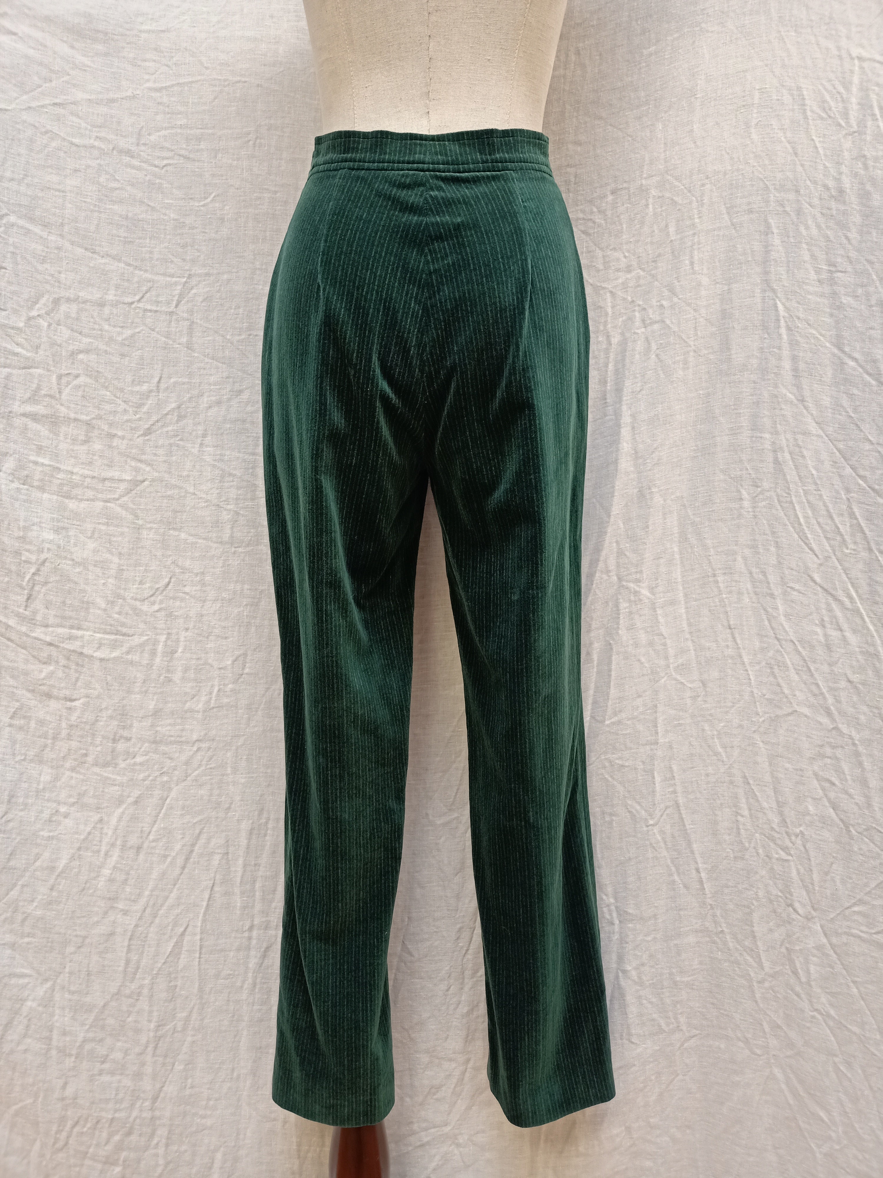 Vintage Striped Velvet Pants