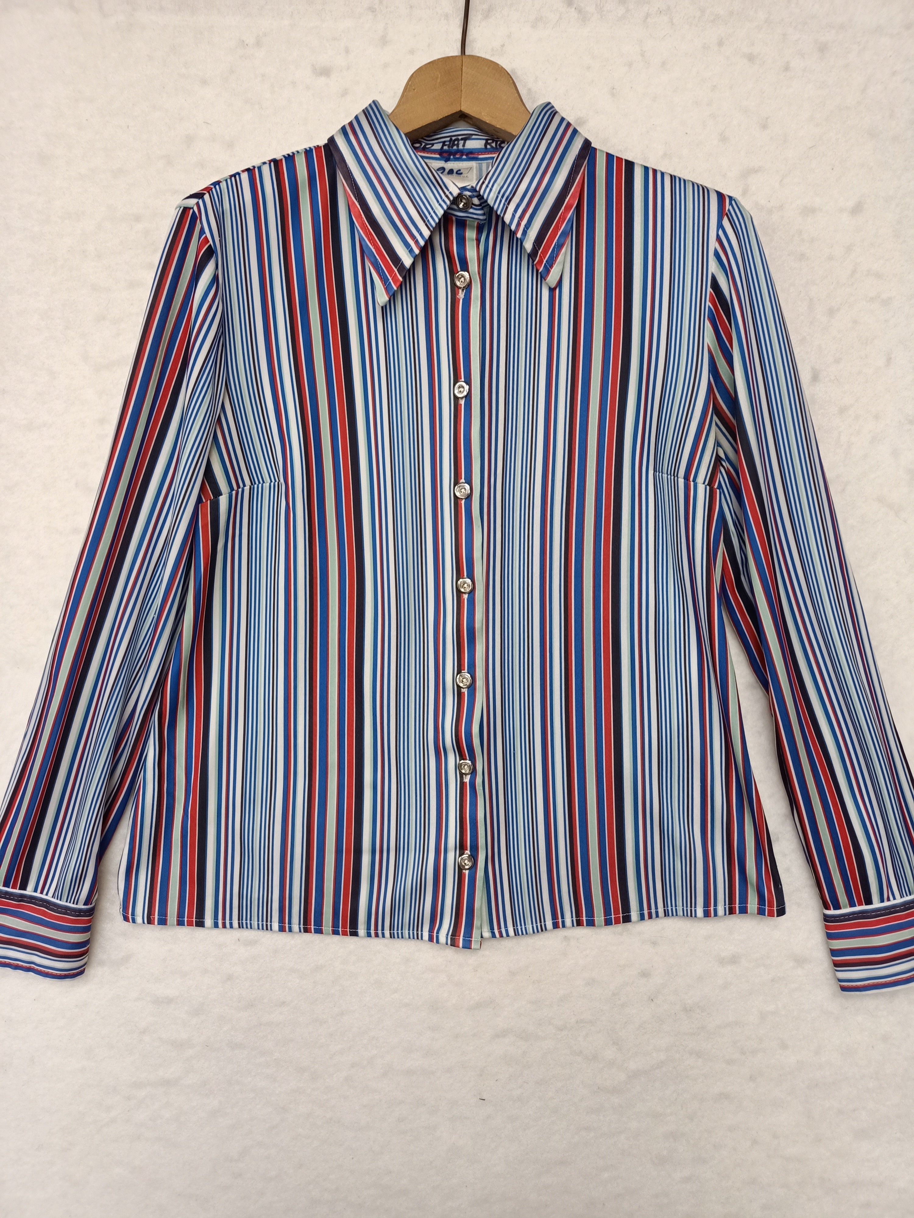 Vintage Striped Button Up Shirt