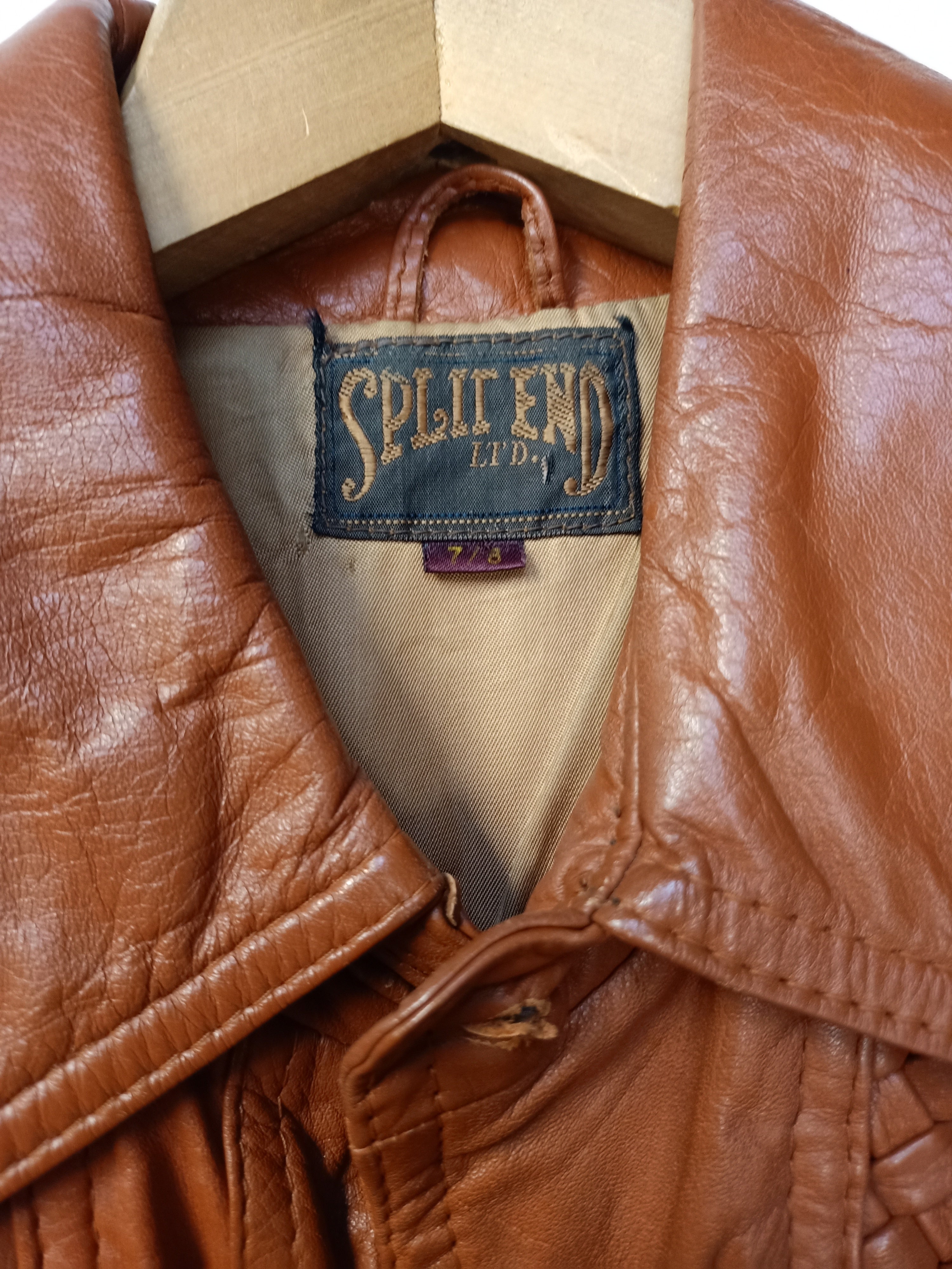 Orange Leather Jacket