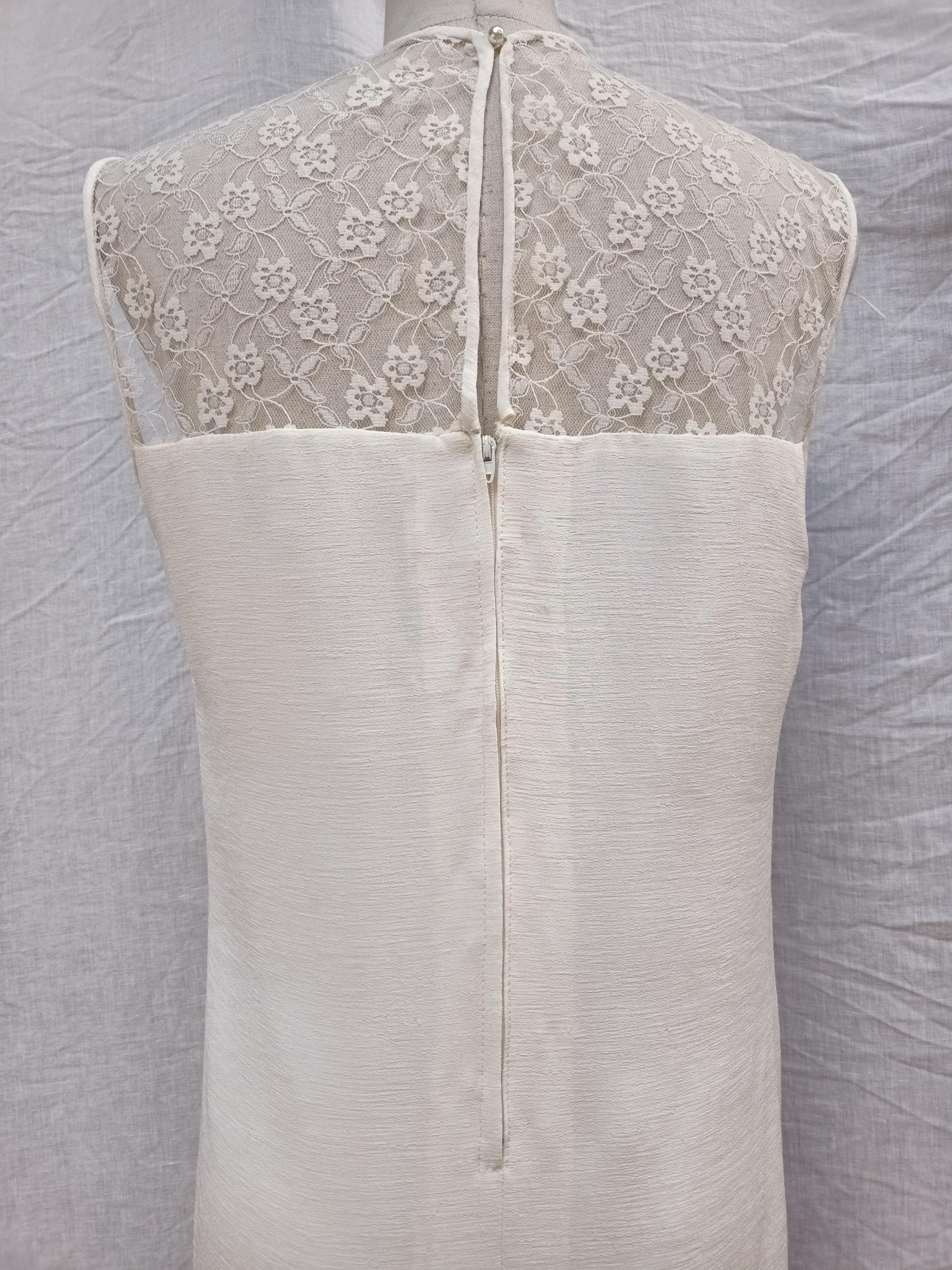 Vintage Lace Cream Dress