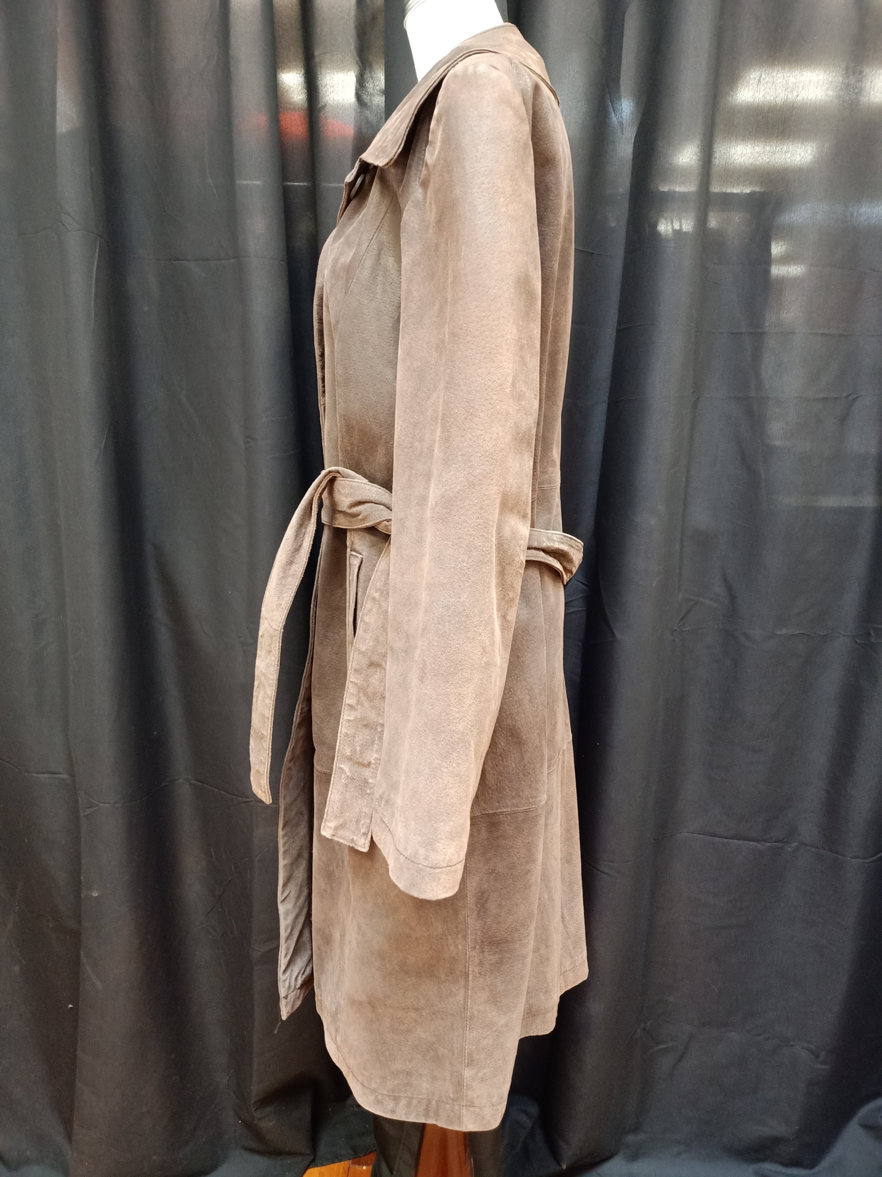 Leather Trench Coat