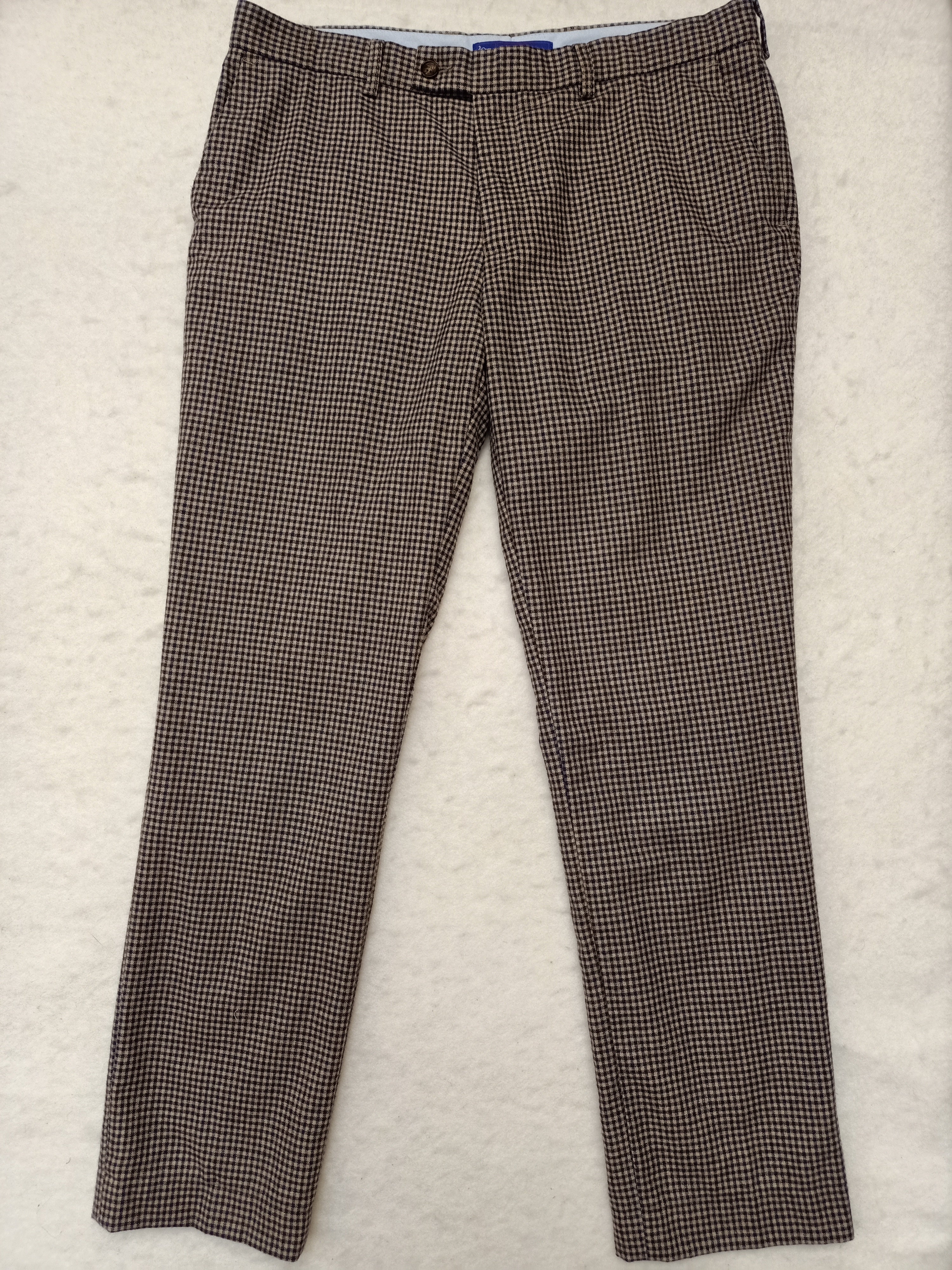 Vintage Mens East Club Ltd. Checkered Pants