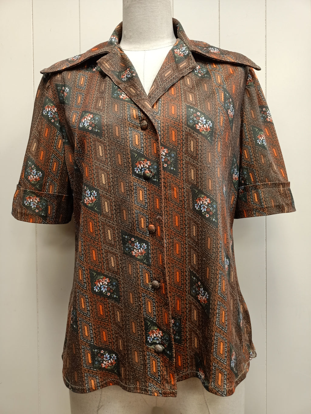 Vintage Floral Medallion Shirt