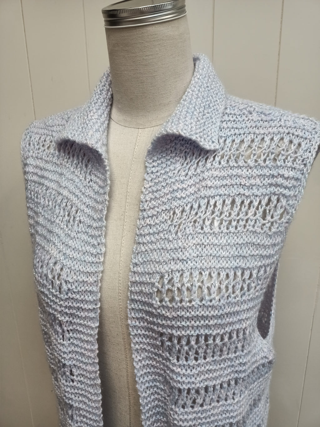 Vintage Pastel Knit Vest