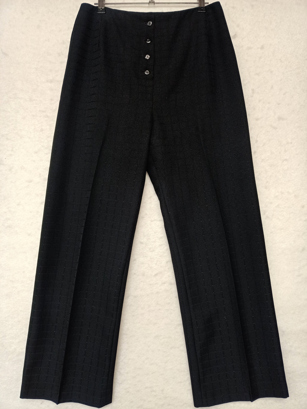 Vintage Miss Deauville Black Grid Pants