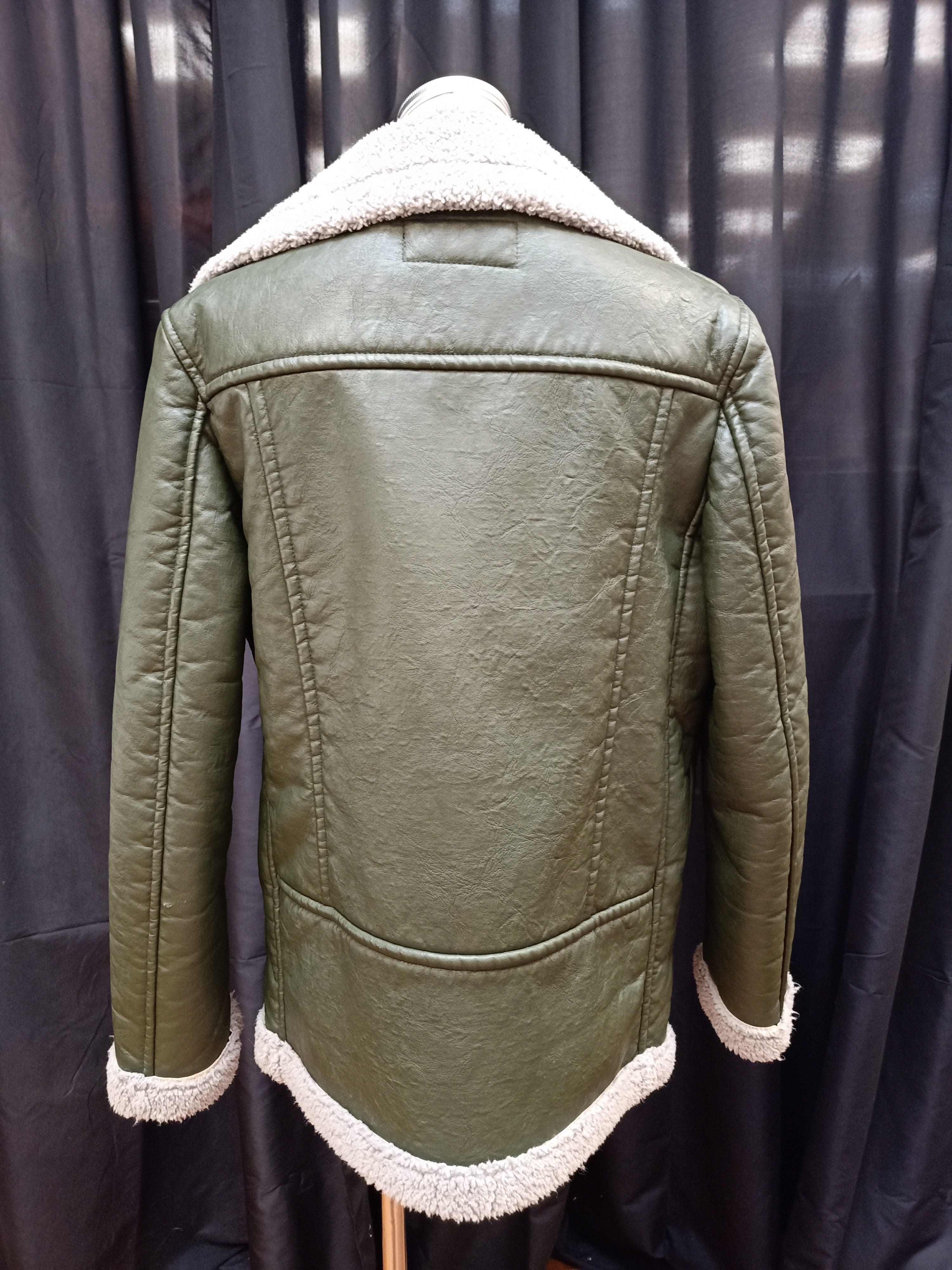 Forest Green Biker Jacket