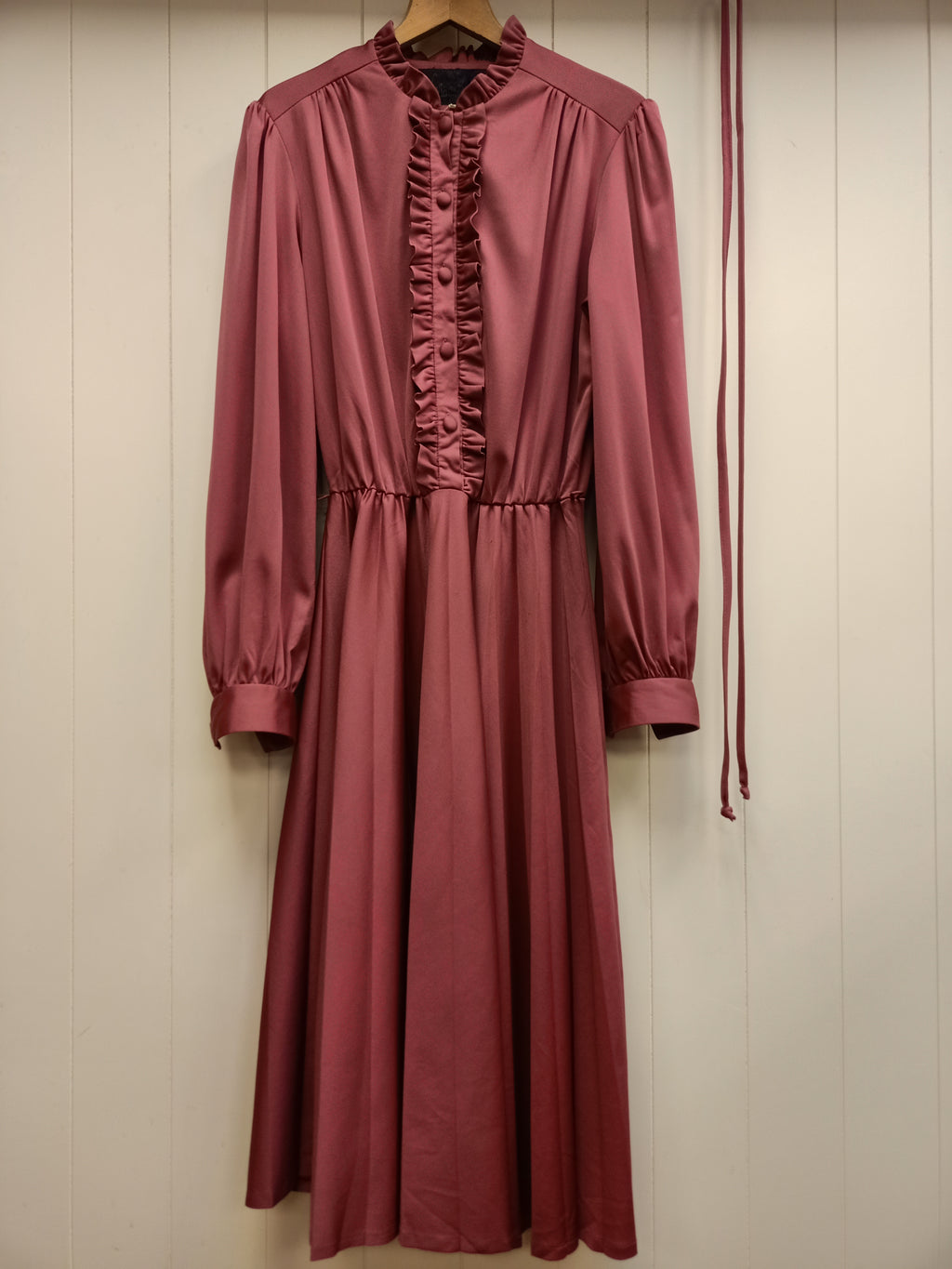 Vintage Vivian Styles Light Maroon Dress
