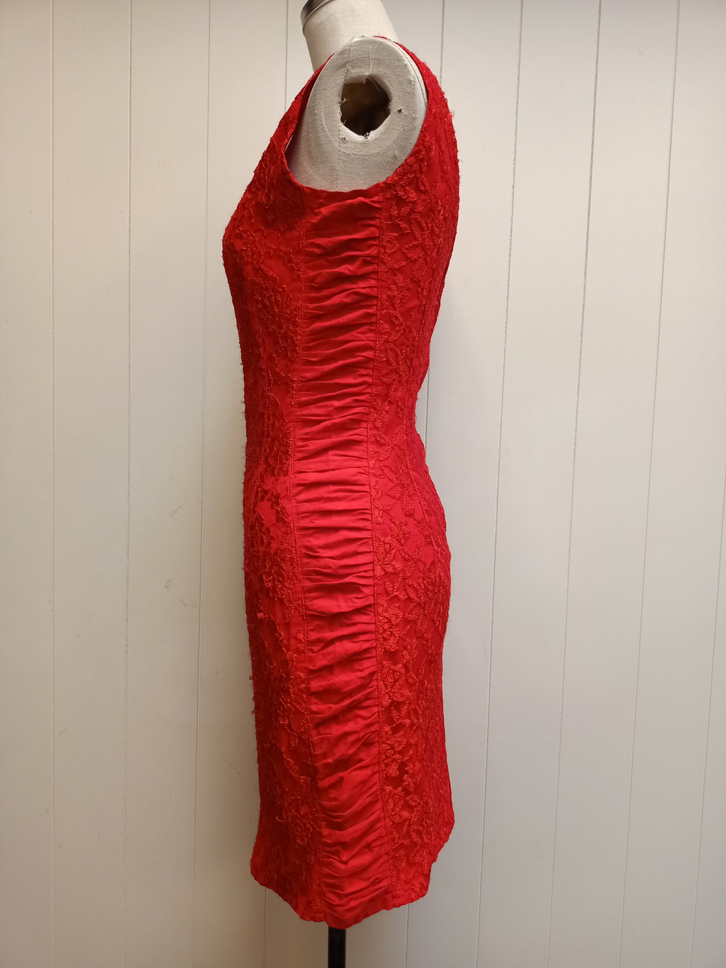 Shadze of Lace Red Lace Dress