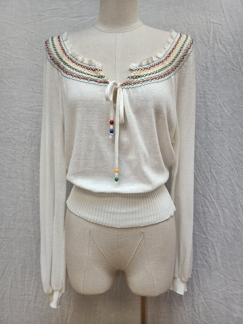 Vintage Black Jack Peasant Shirt