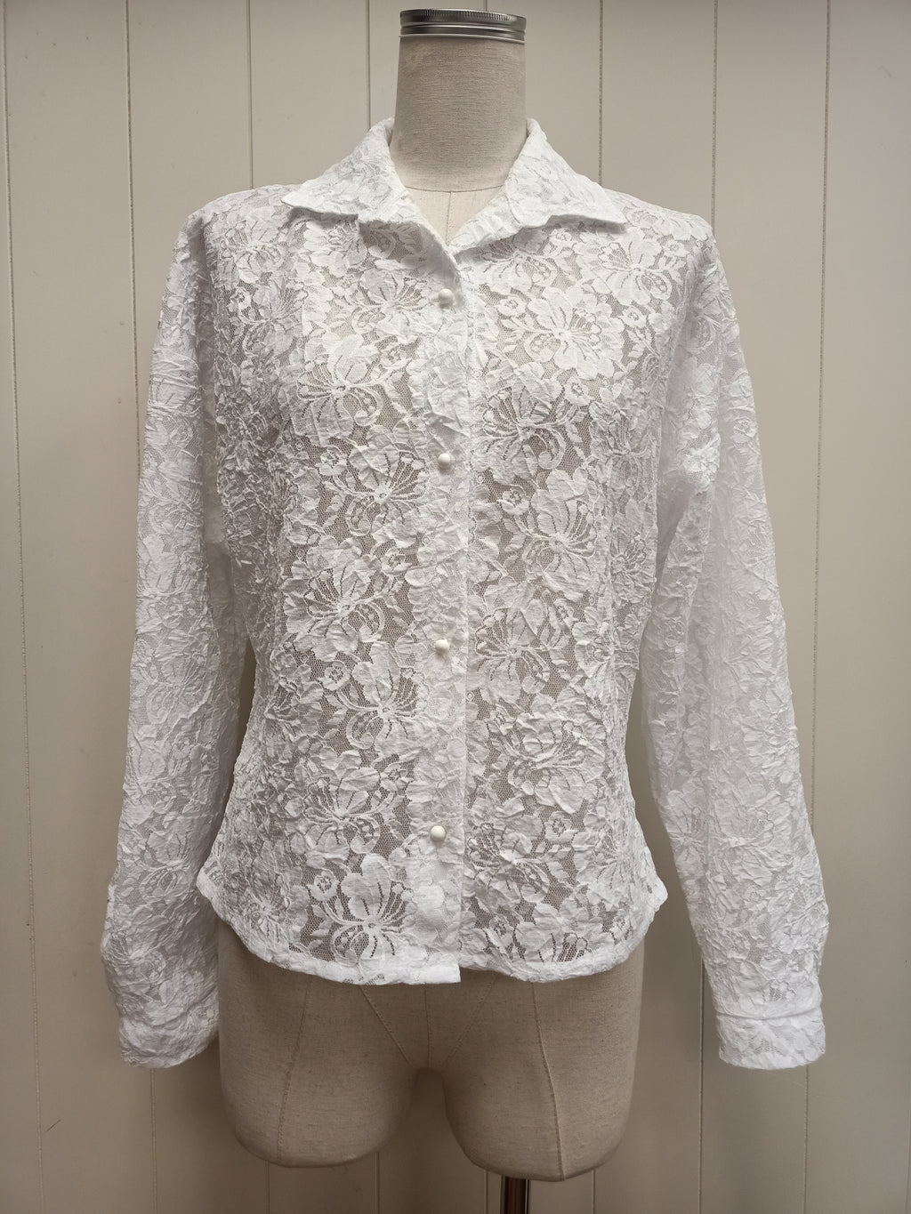 Vintage White Lace Shirt