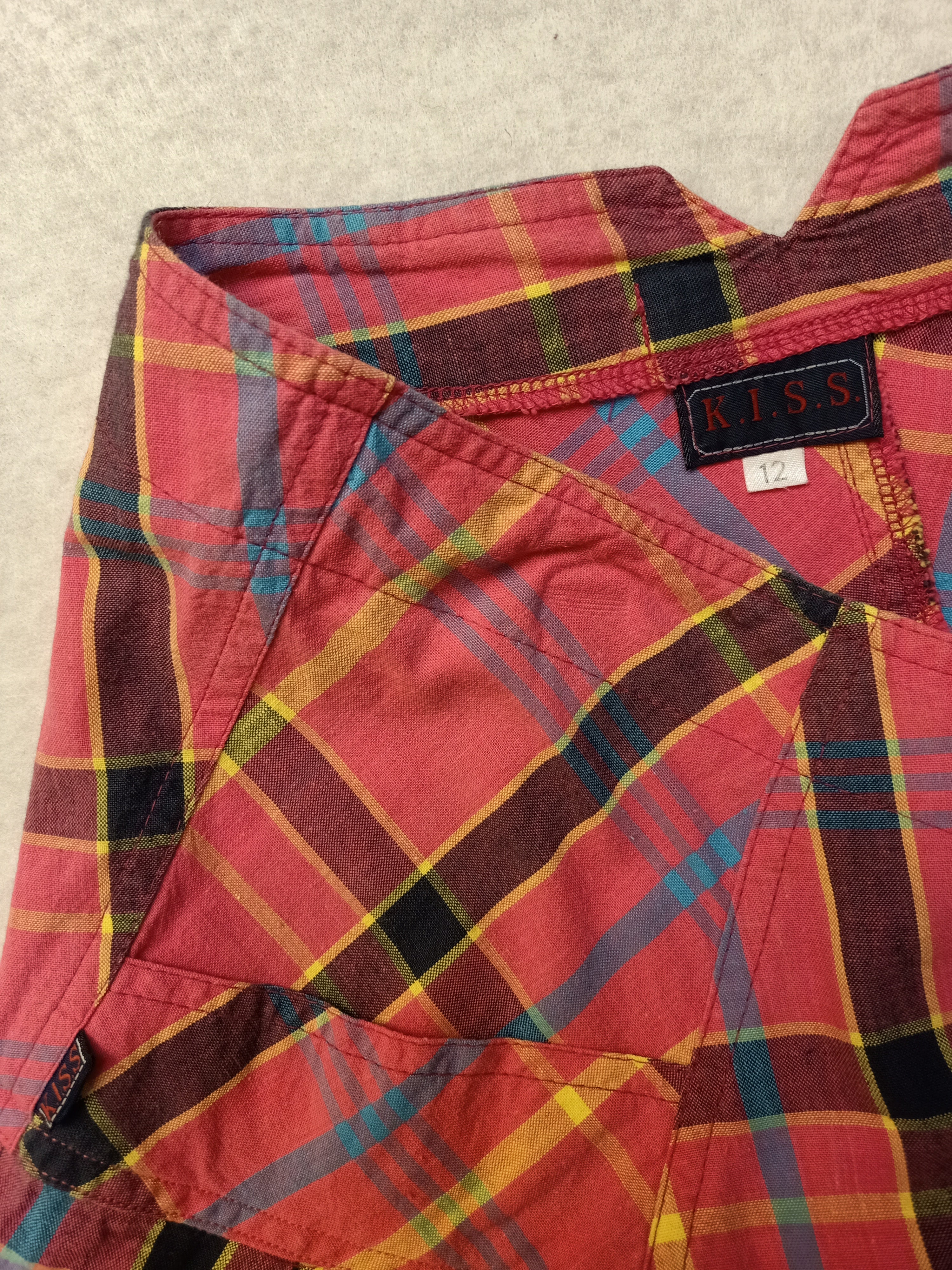 Vintage Kiss Checkered Skirt