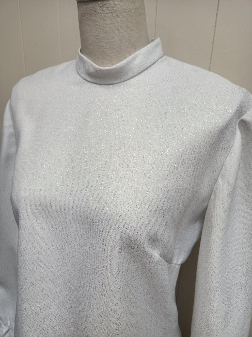 Vintage White and Silver Shirt