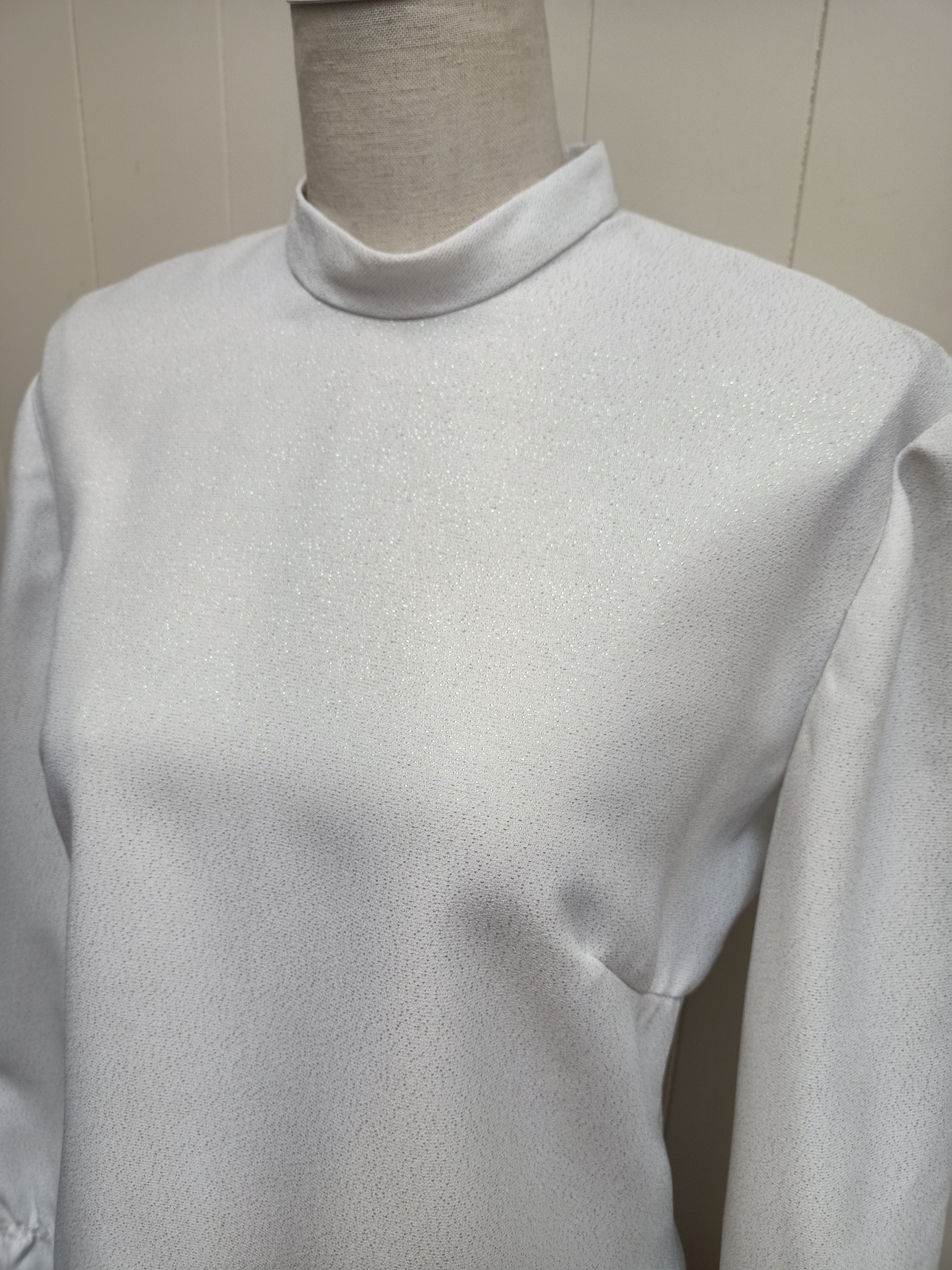 Vintage White and Silver Shirt