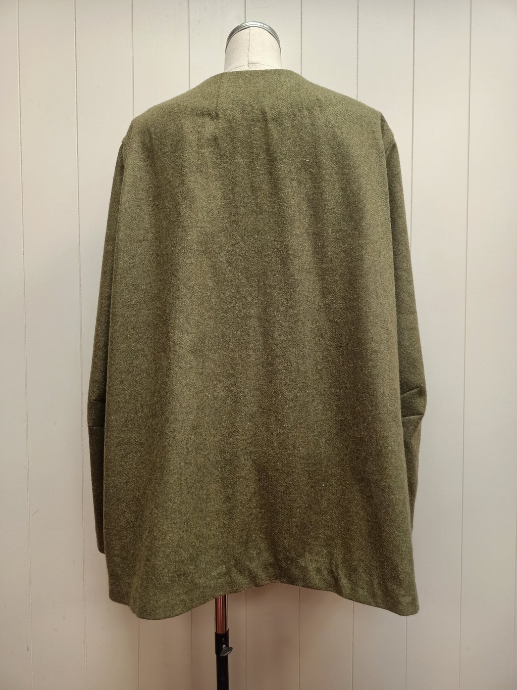 Vintage Green Open Jacket