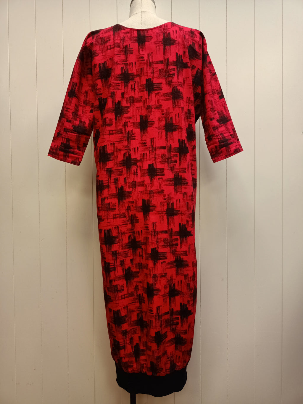 Vintage Red Cocoon Dress