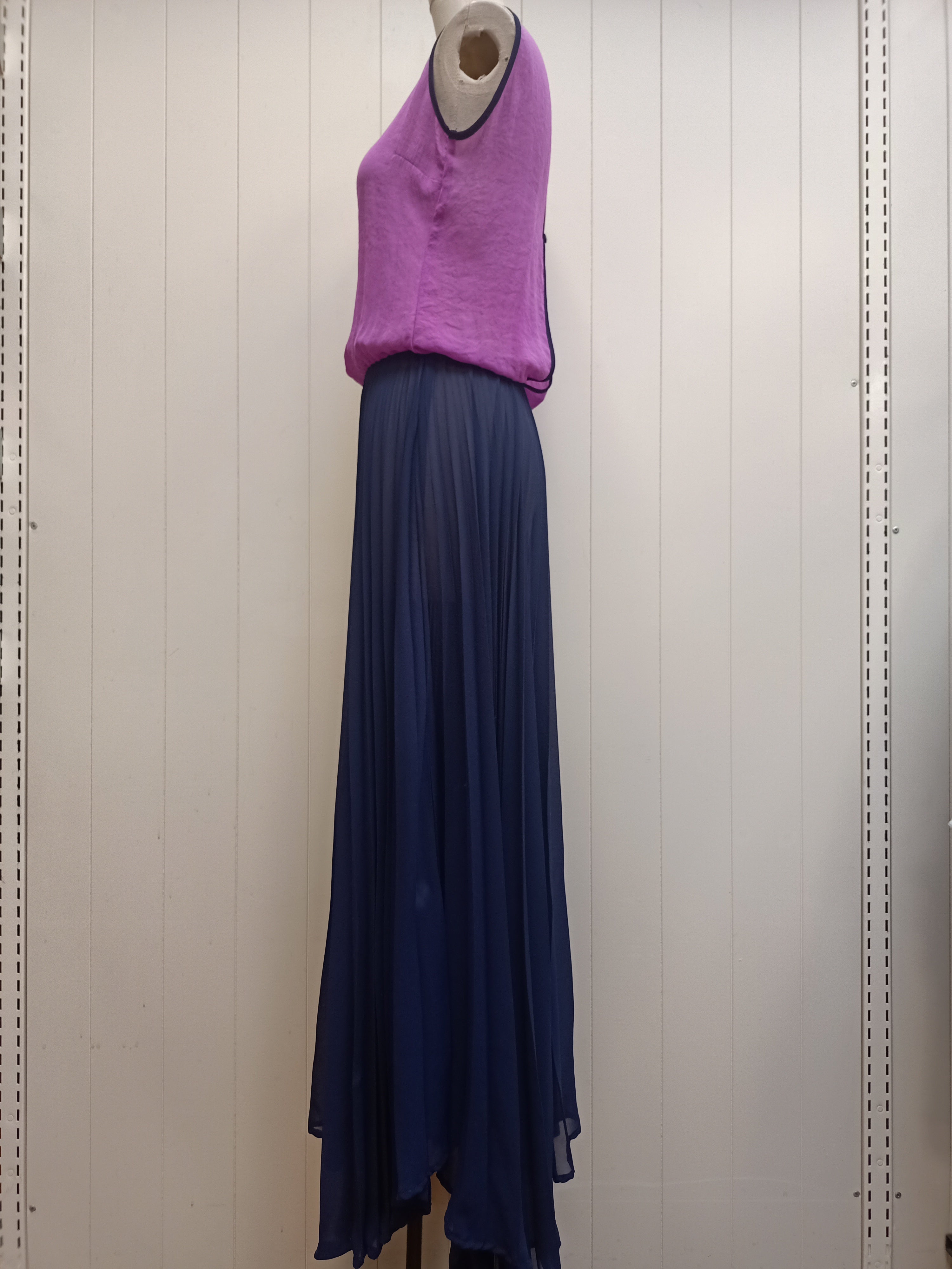 Andrea Moore Colour Block Maxi Dress