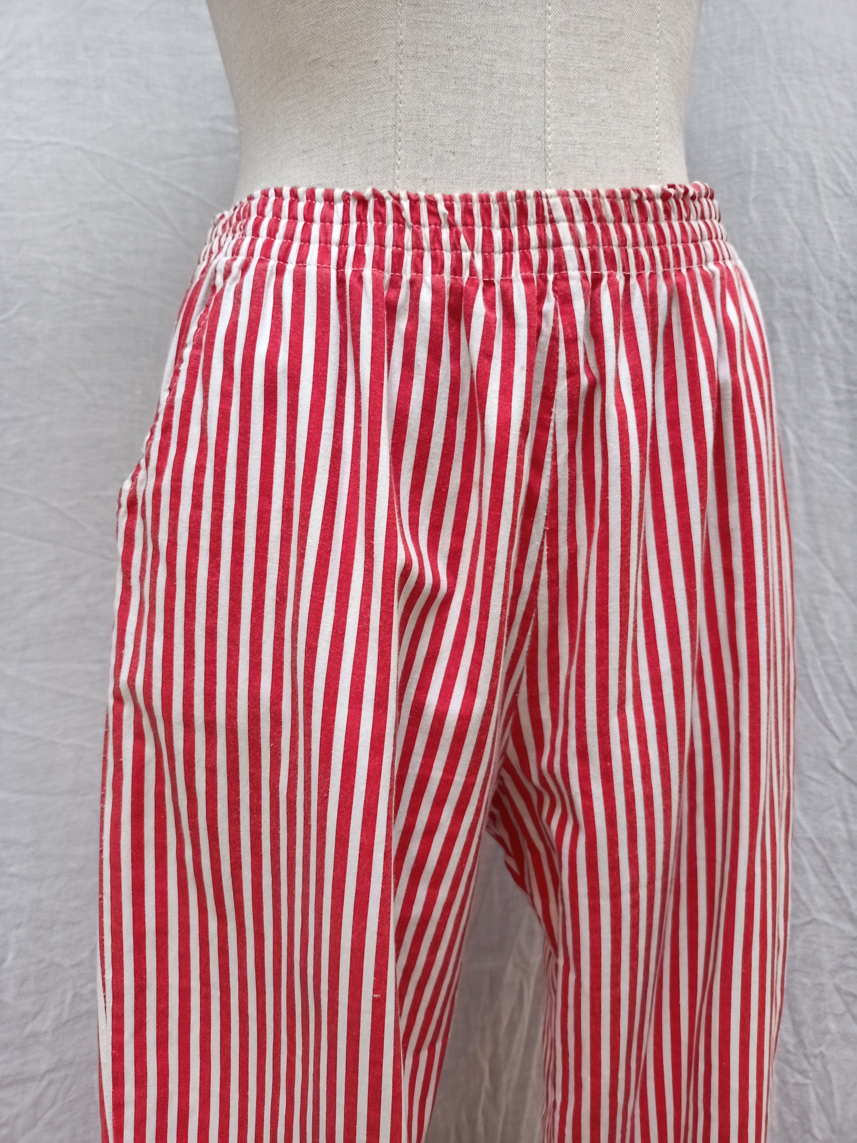 Vintage Candy Striped Capri Pants
