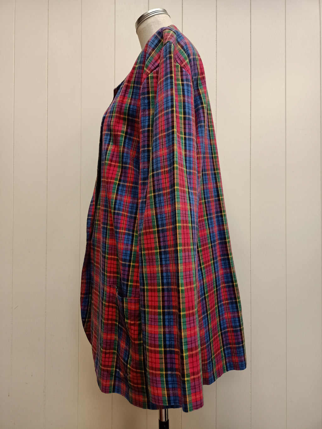 Vintage Bold Plaid Blazer