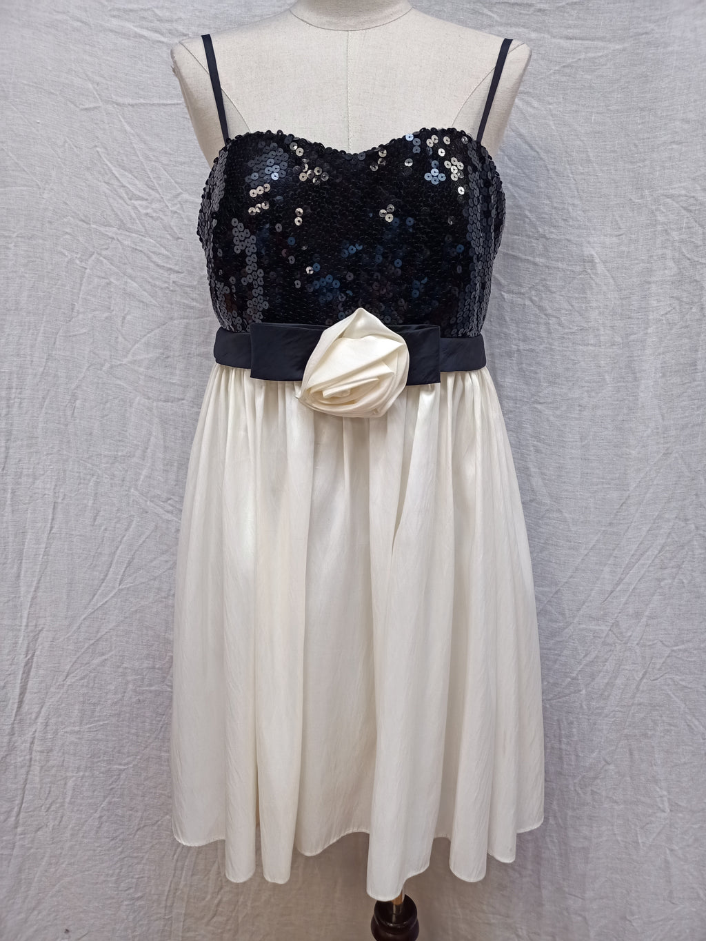 Mei Mei Sequin Monochrome Dress