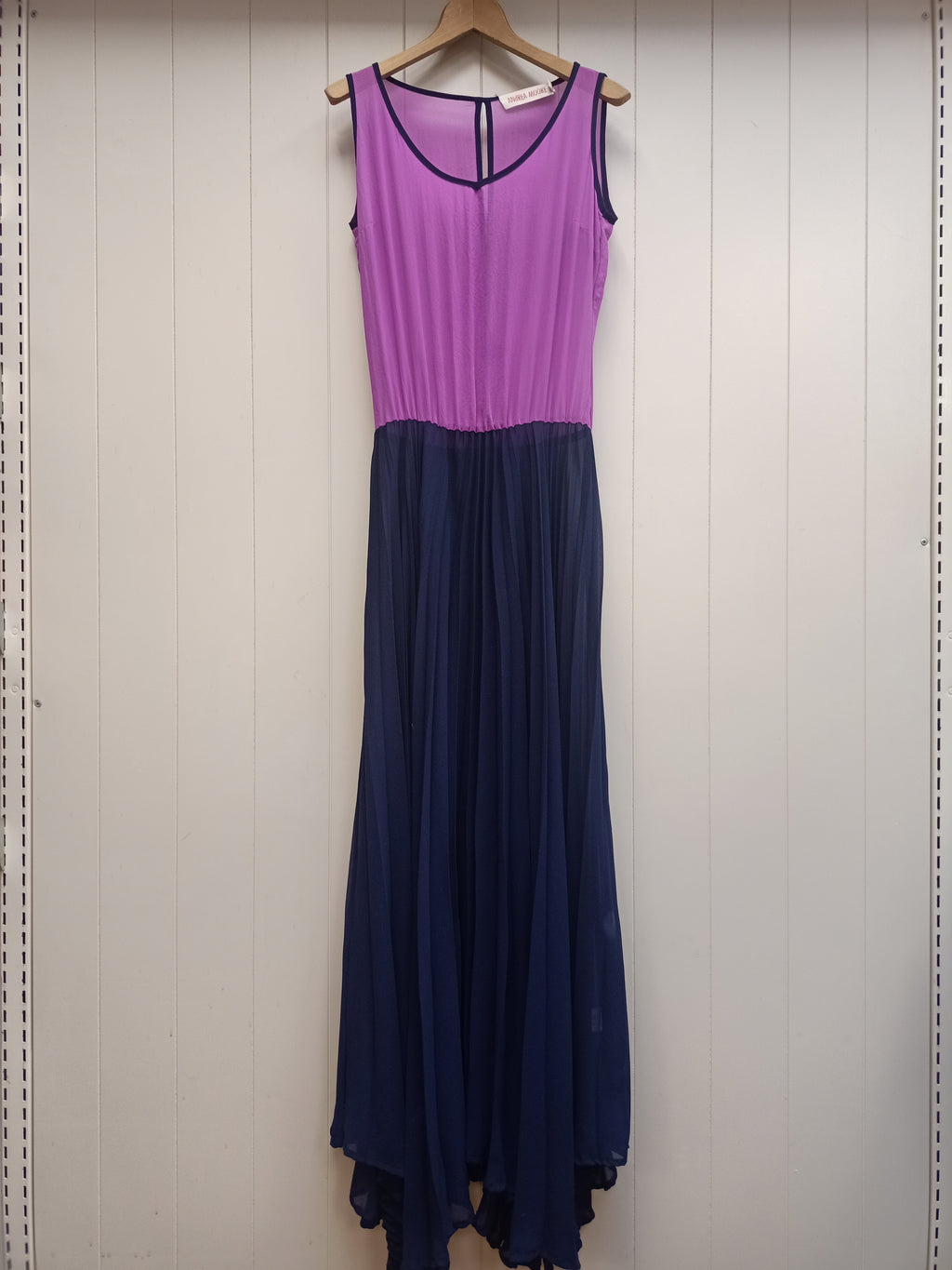 Andrea Moore Colour Block Maxi Dress
