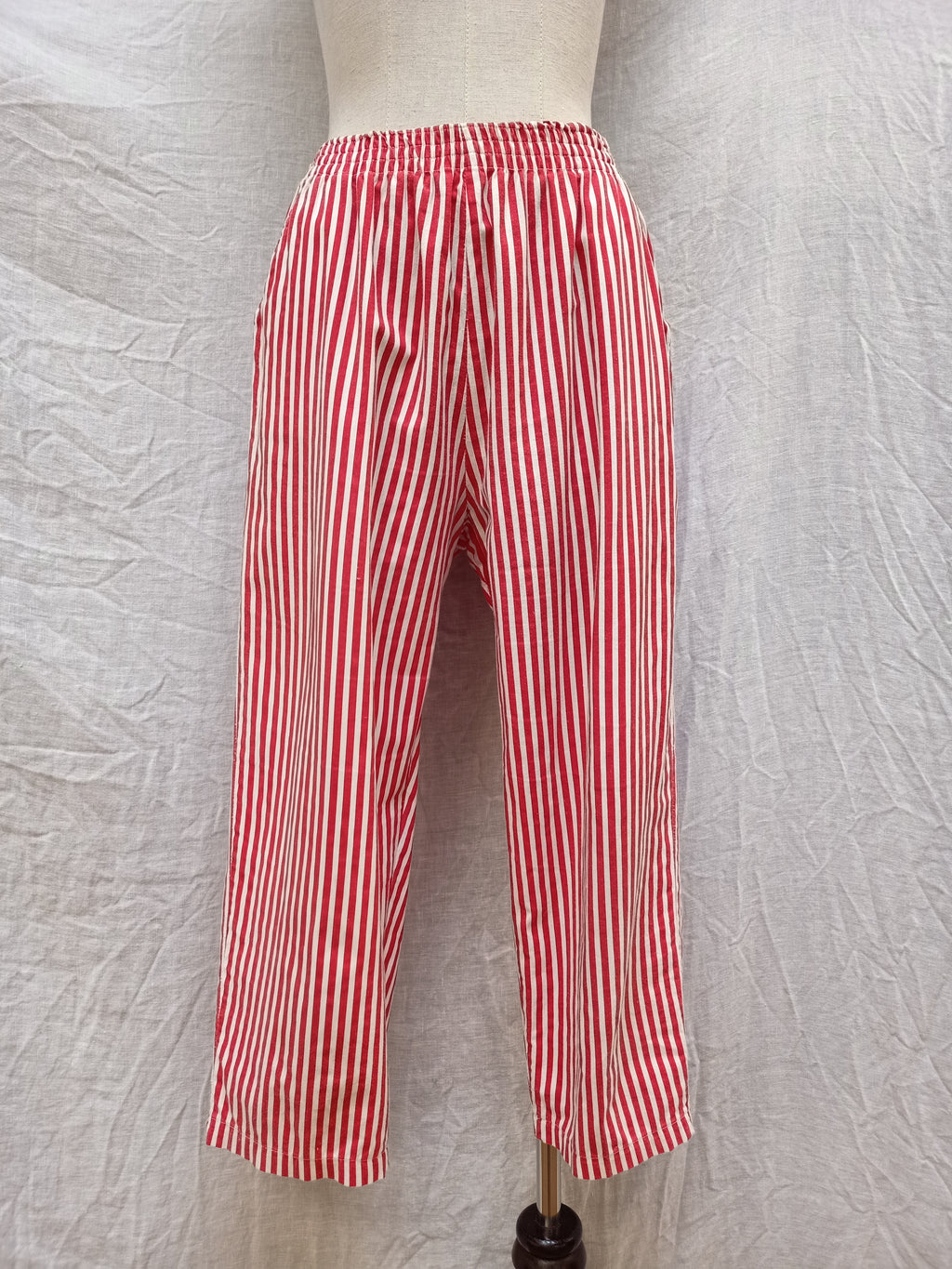 Vintage Candy Striped Capri Pants