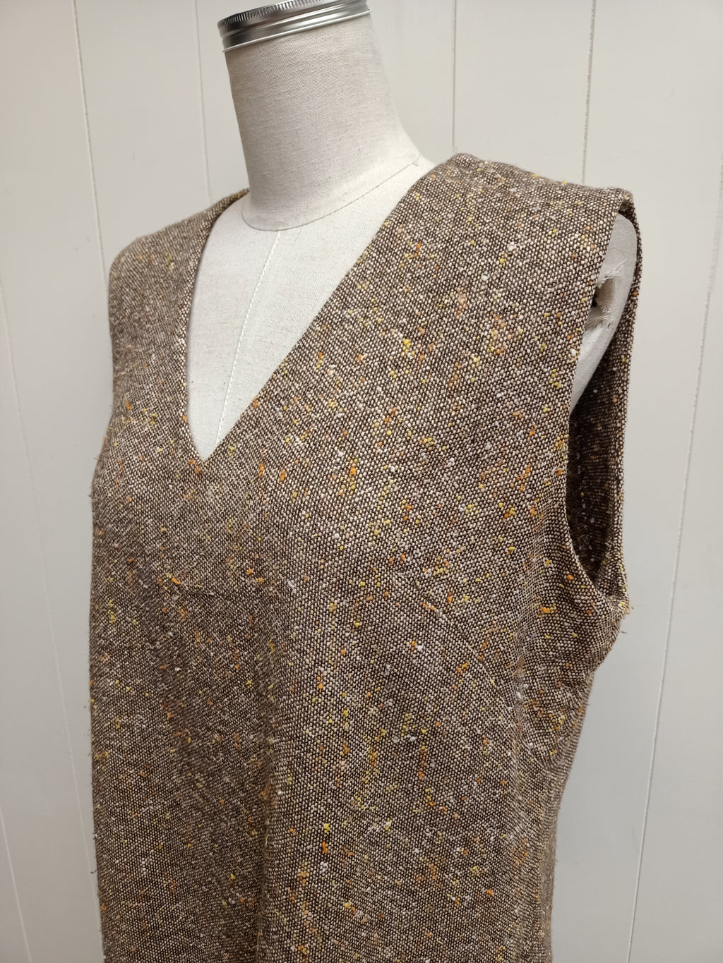 Vintage Brown Slub Shirt