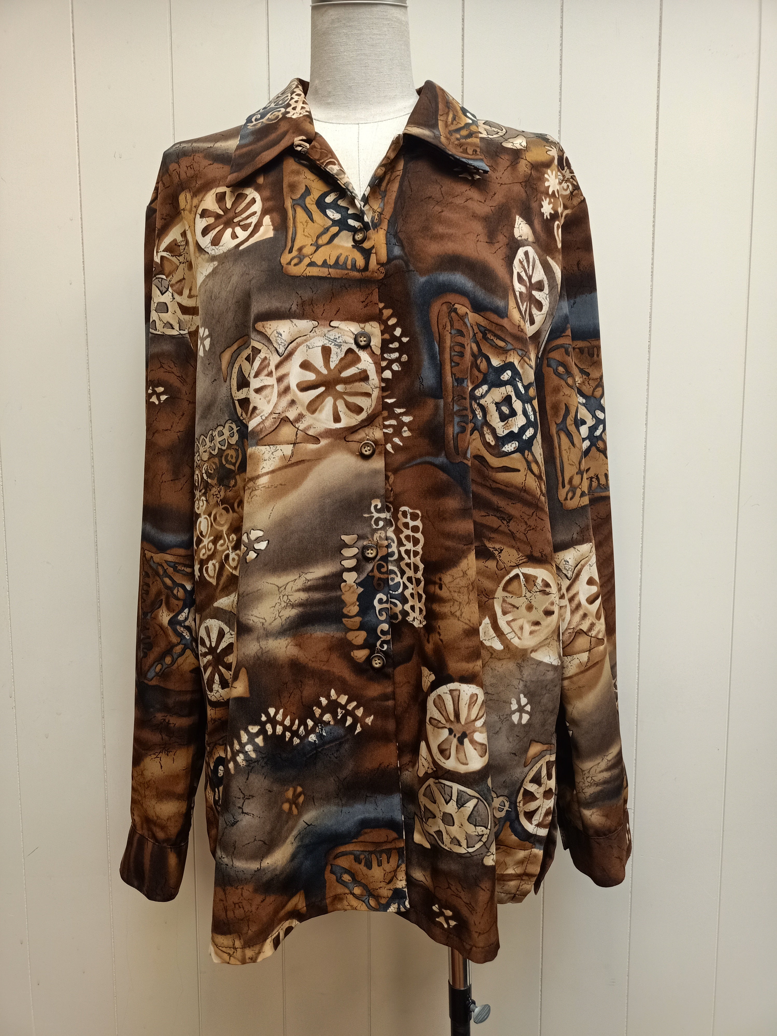 Vintage Leesa Brown Shirt