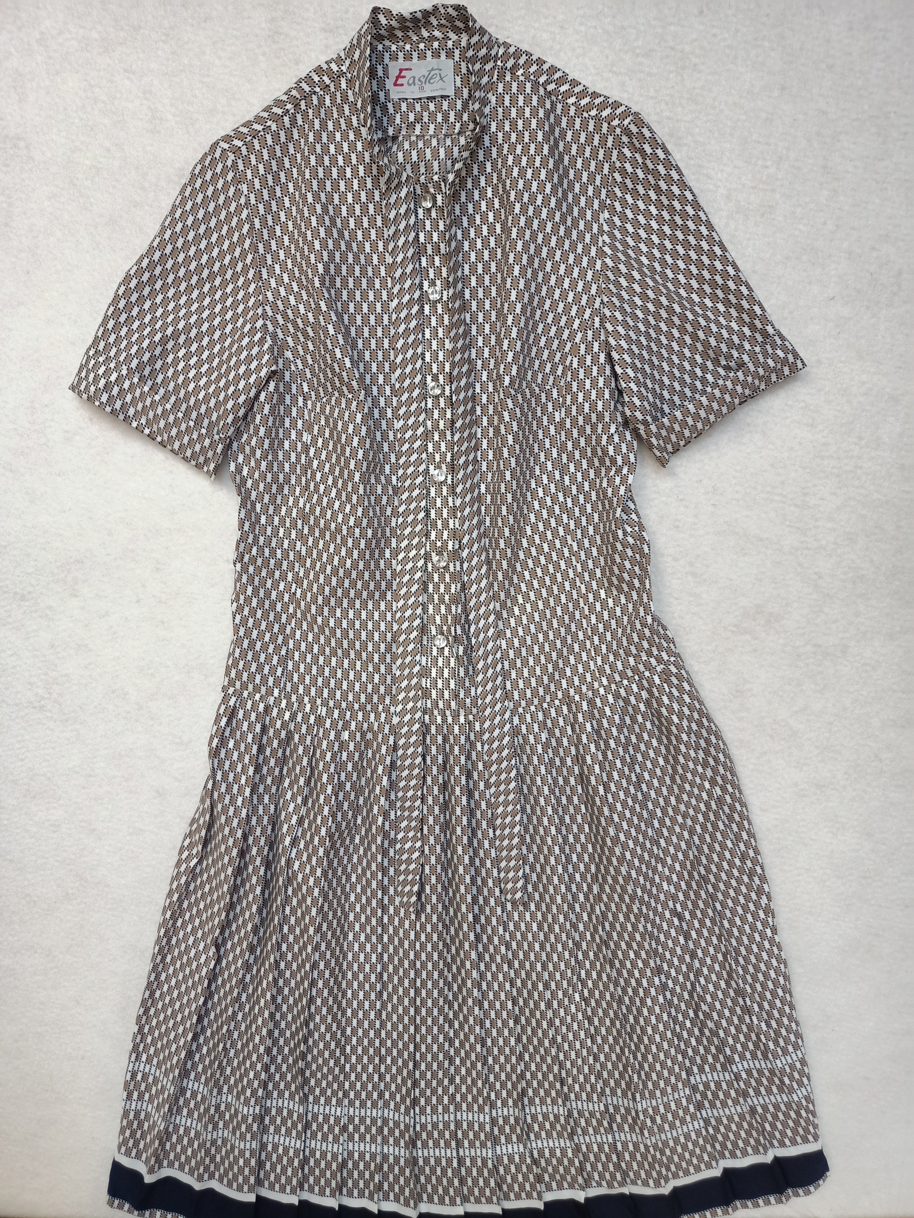 Vintage Eastex Pleated Dress