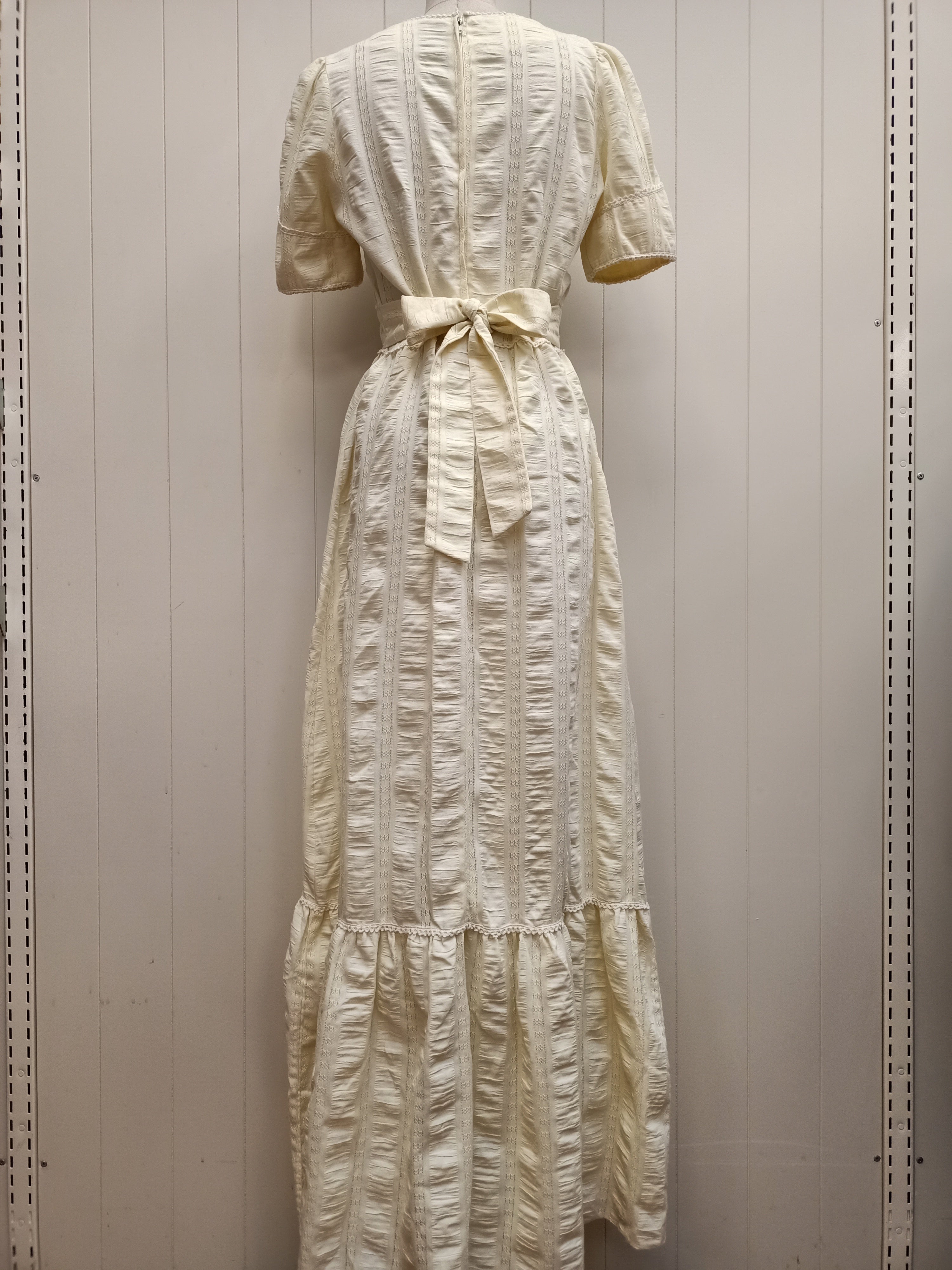 Vintage Yellow Prairie Maxi Dress