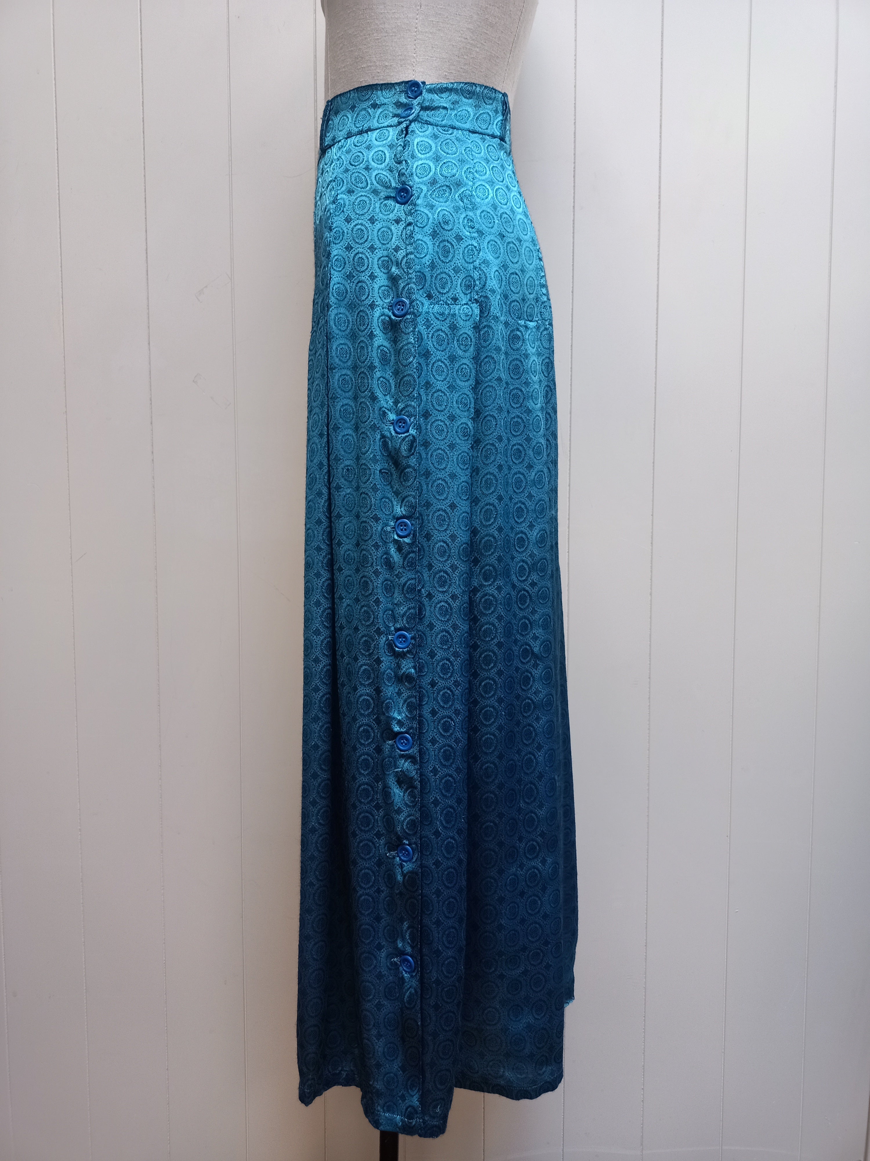 Vintage Medallion Rayon Skirt