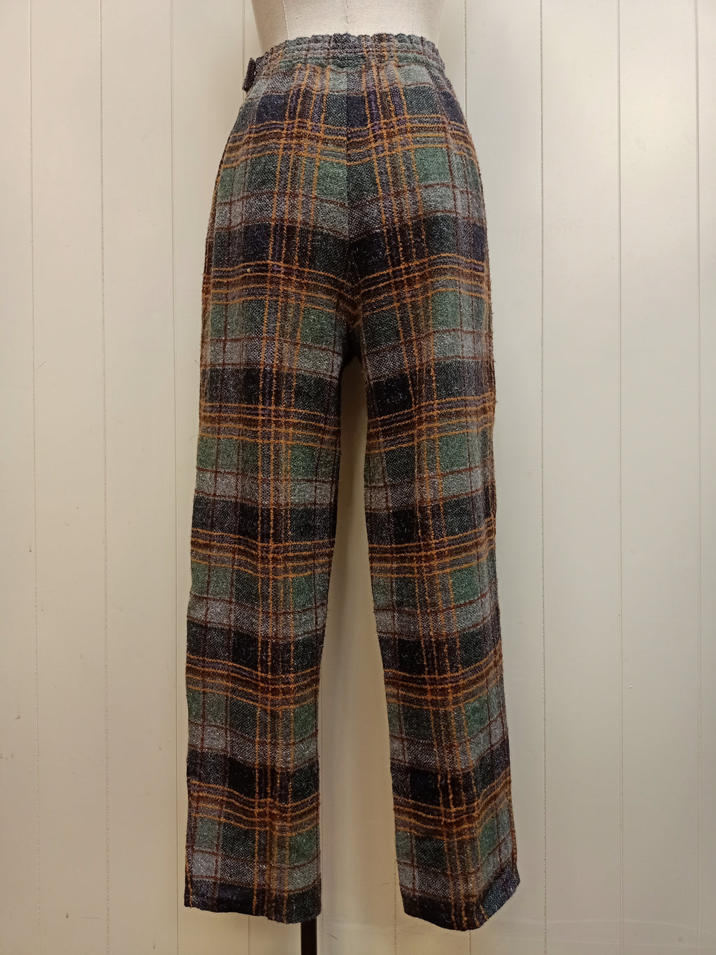 Vintage Winter Plaid Pants