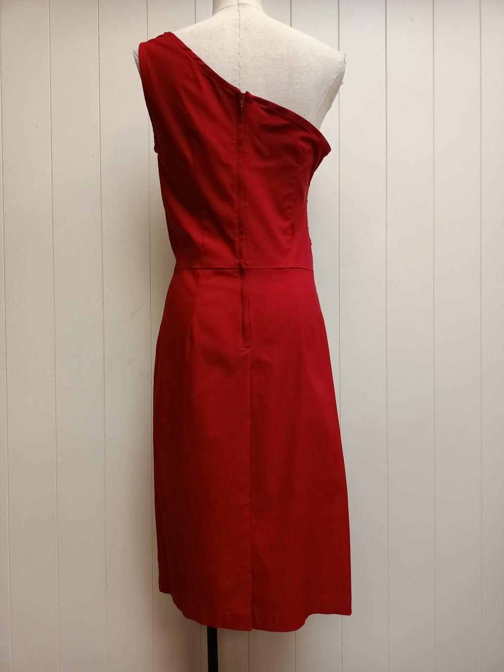 Stop Staring! One Shoulder Dress