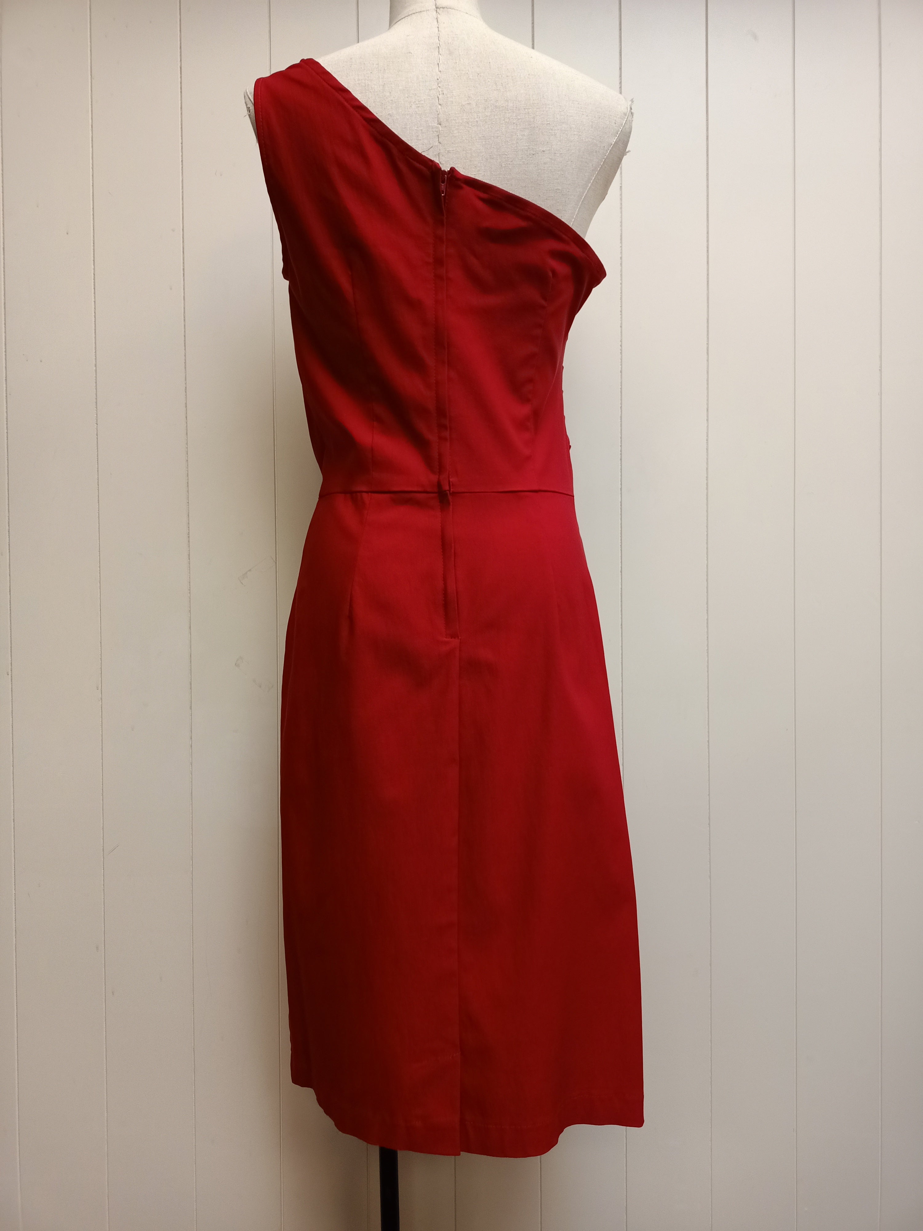 Stop Staring! One Shoulder Dress