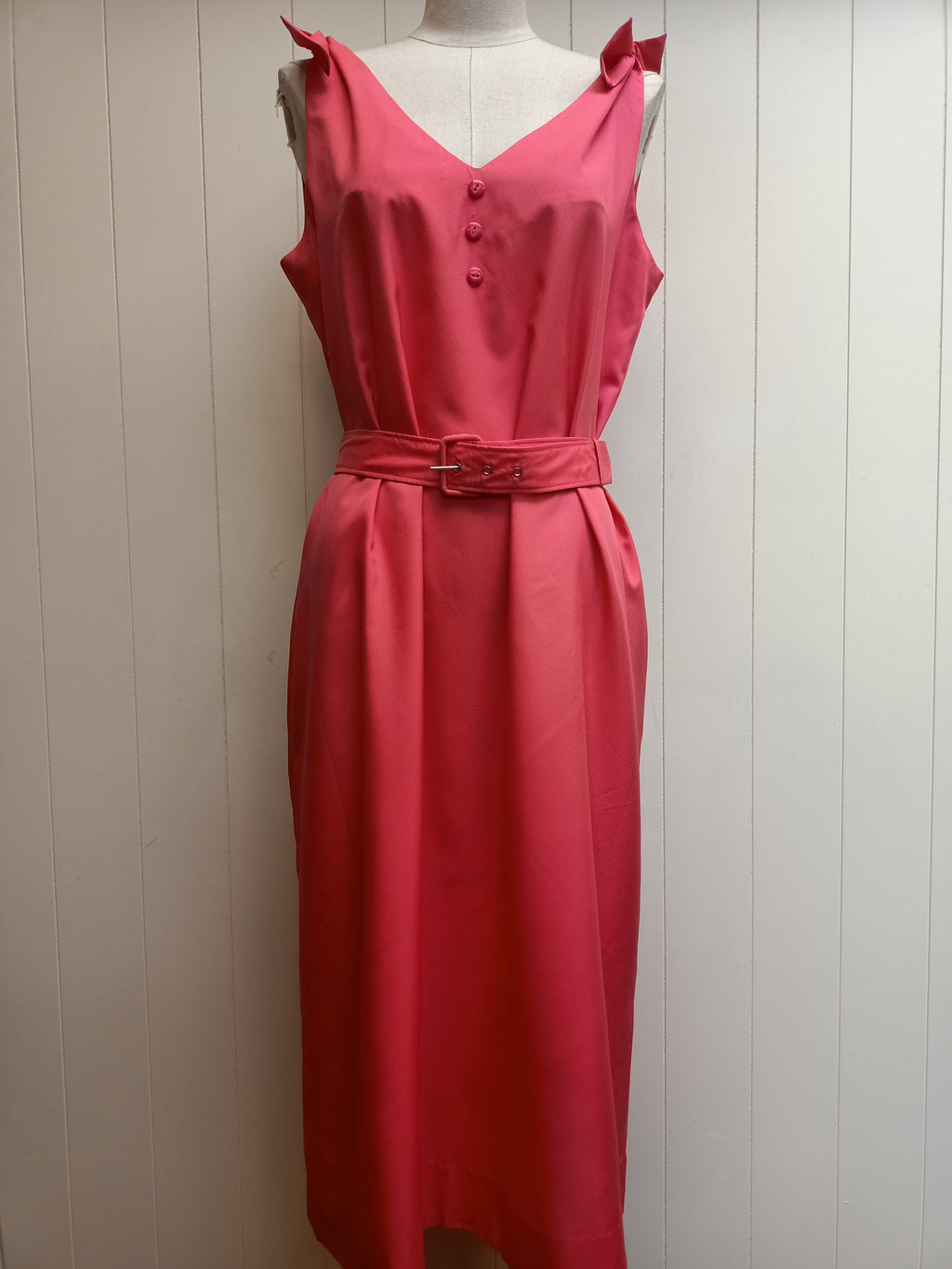 Vintage Shoulder Tie Dress