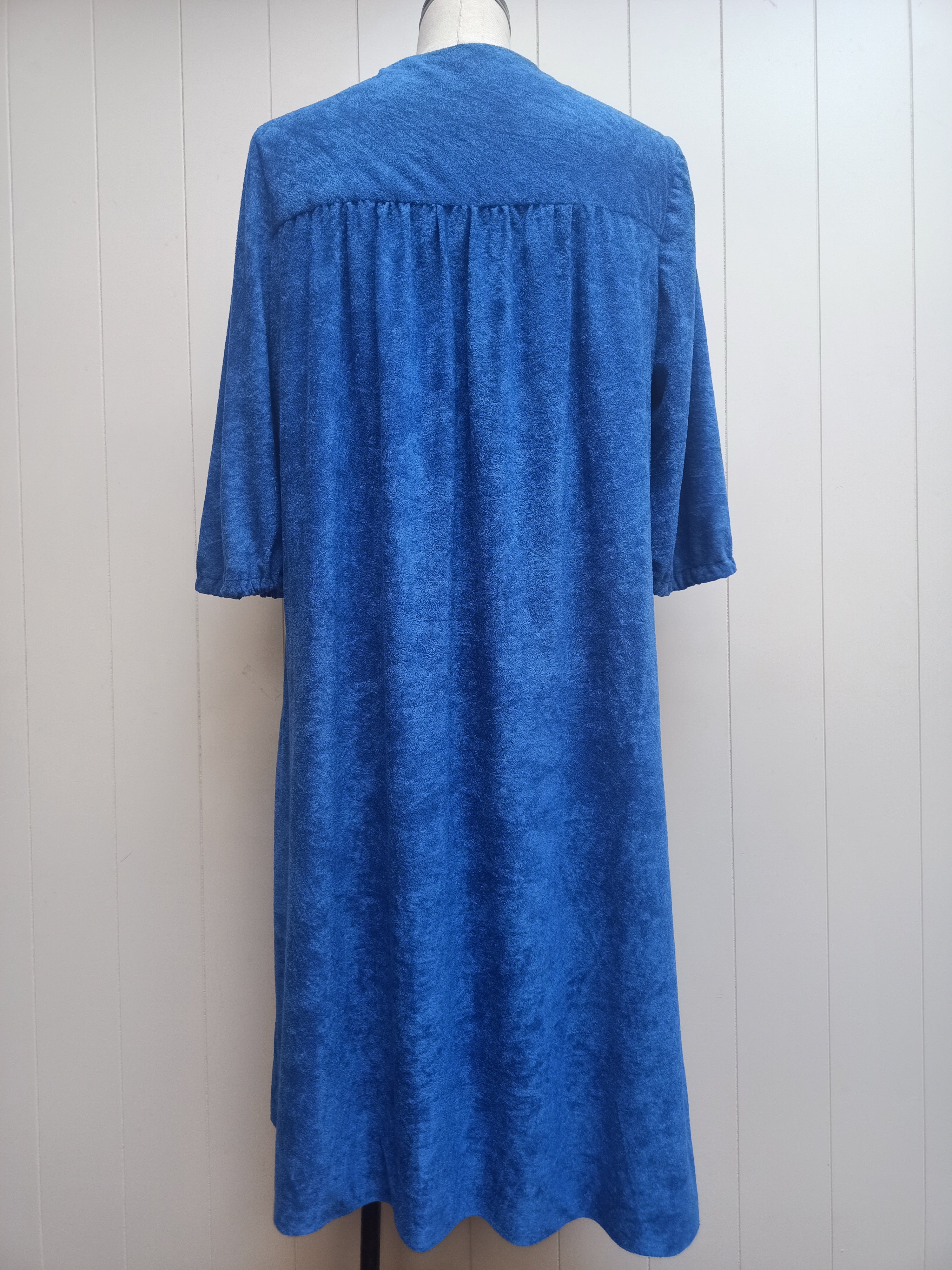 Vintage Blue Terry Dress