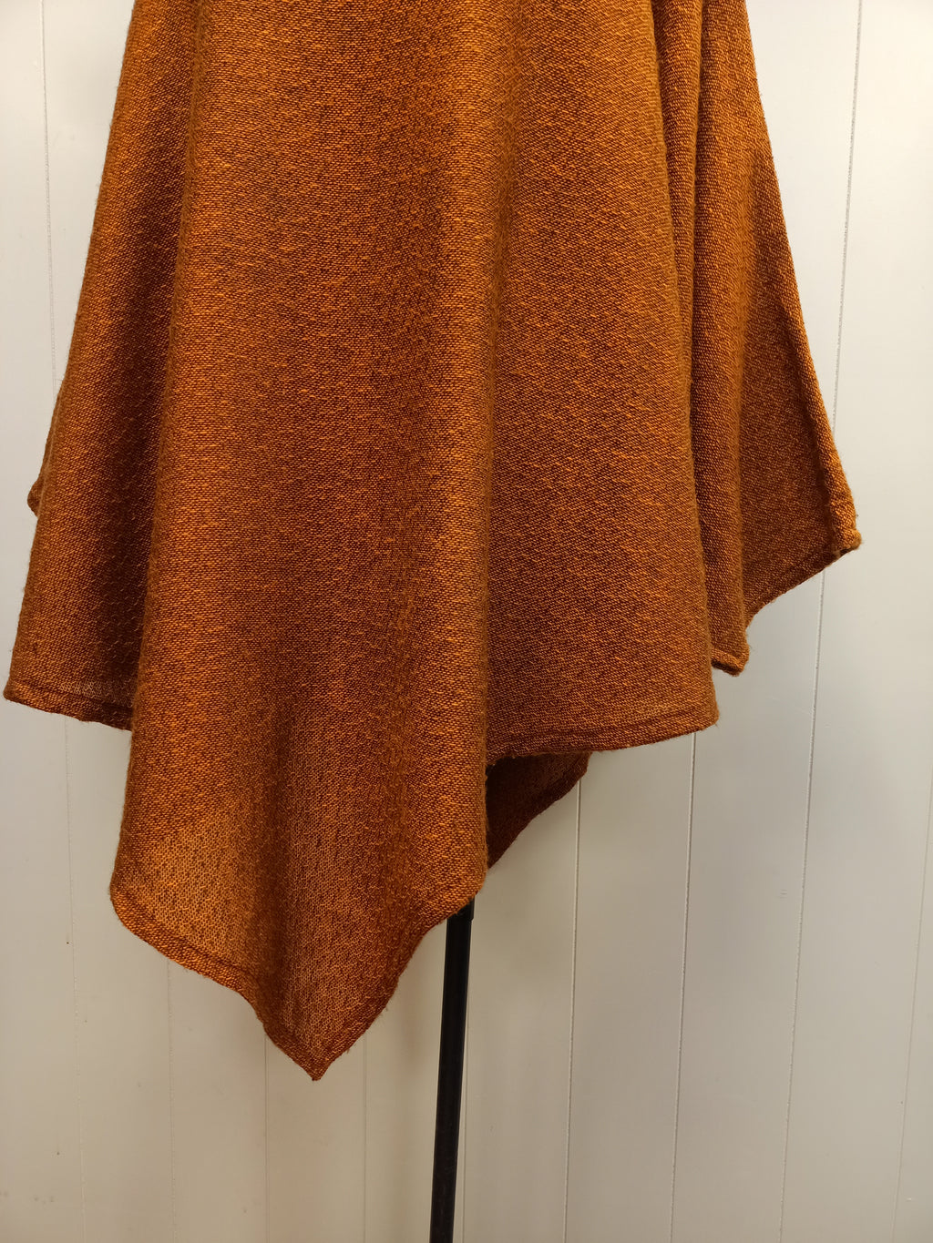 Vintage Orange Poncho