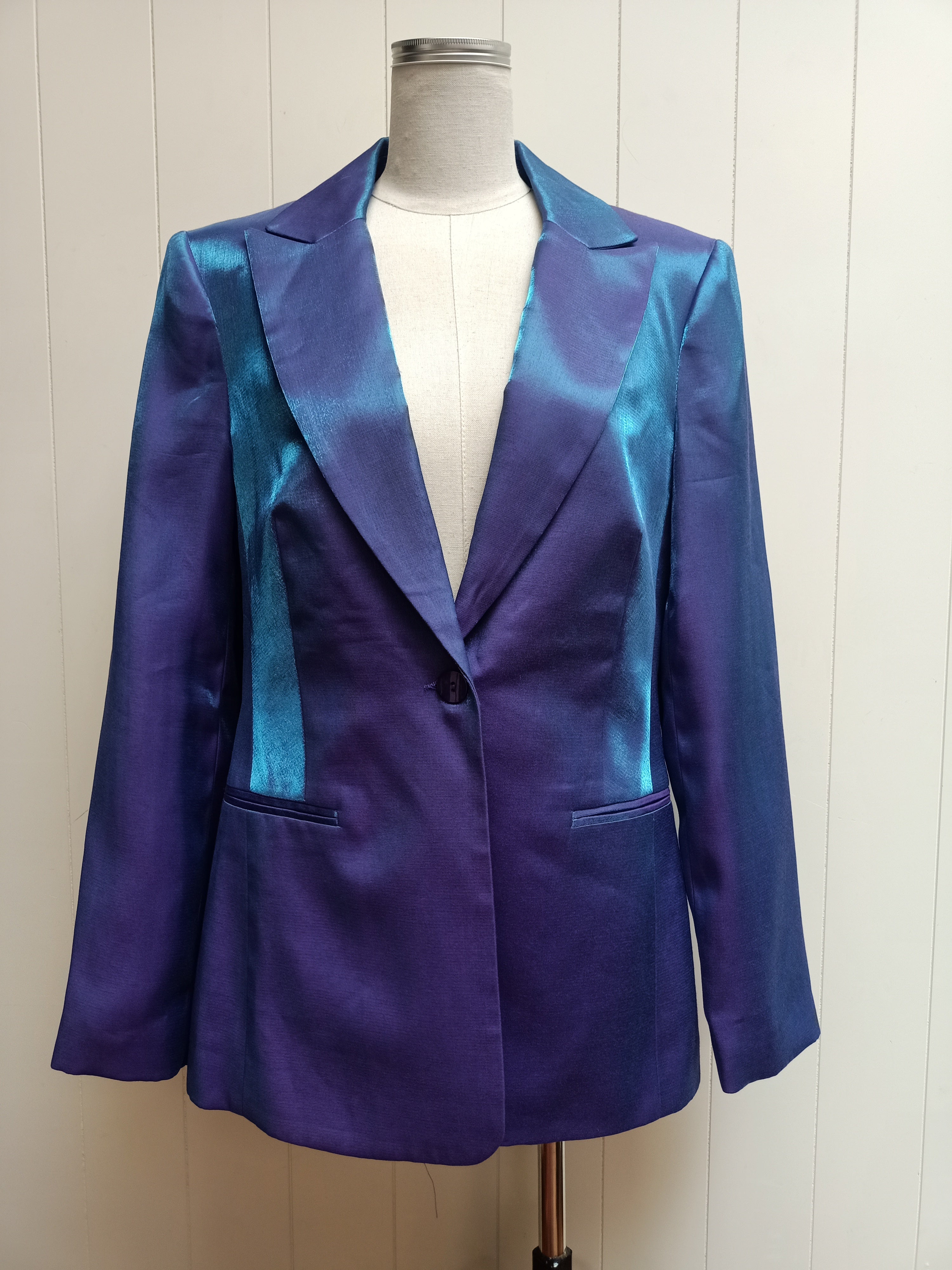Iridescent Guava Blazer