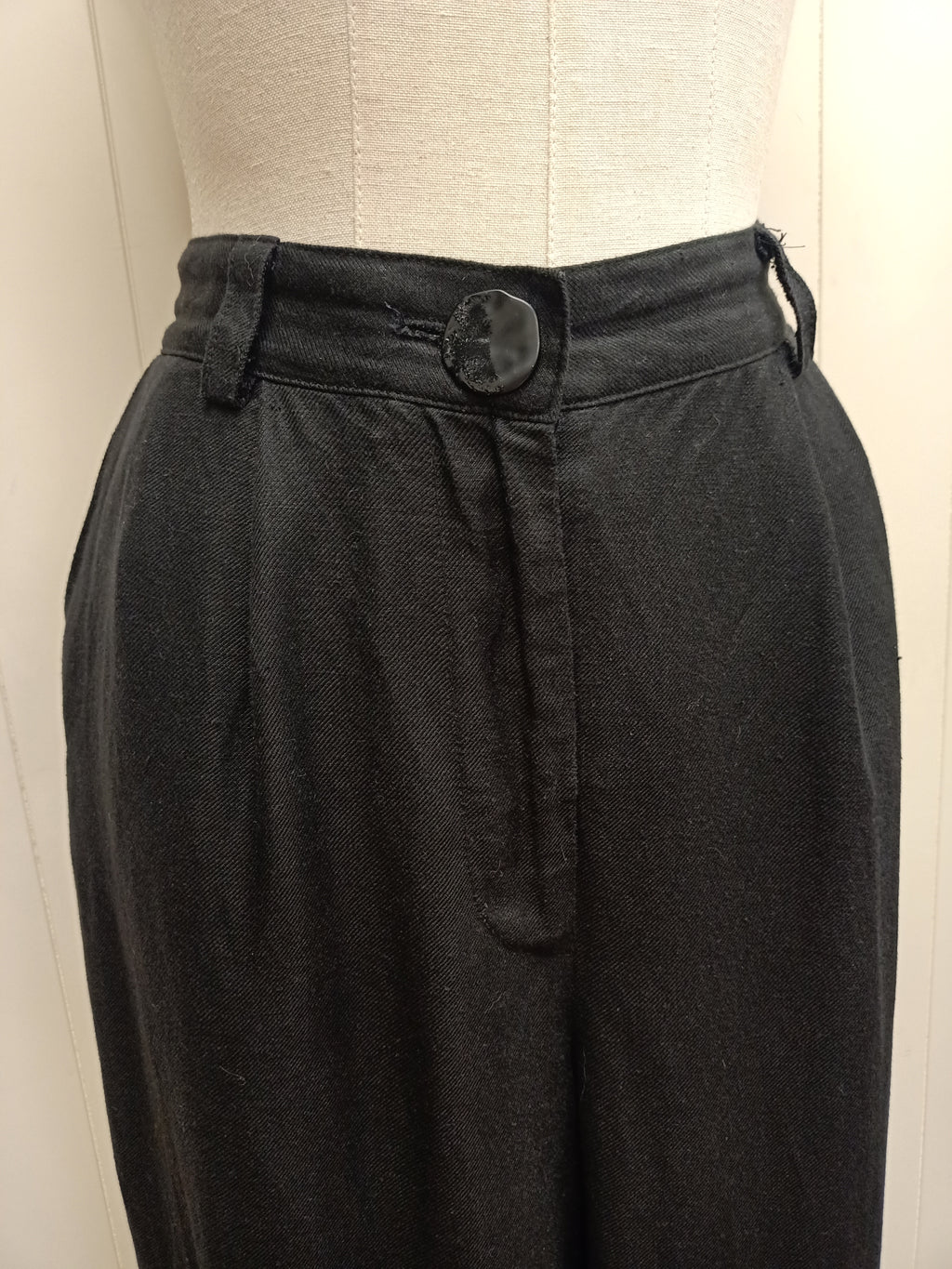 JPalm Black Twill Pants