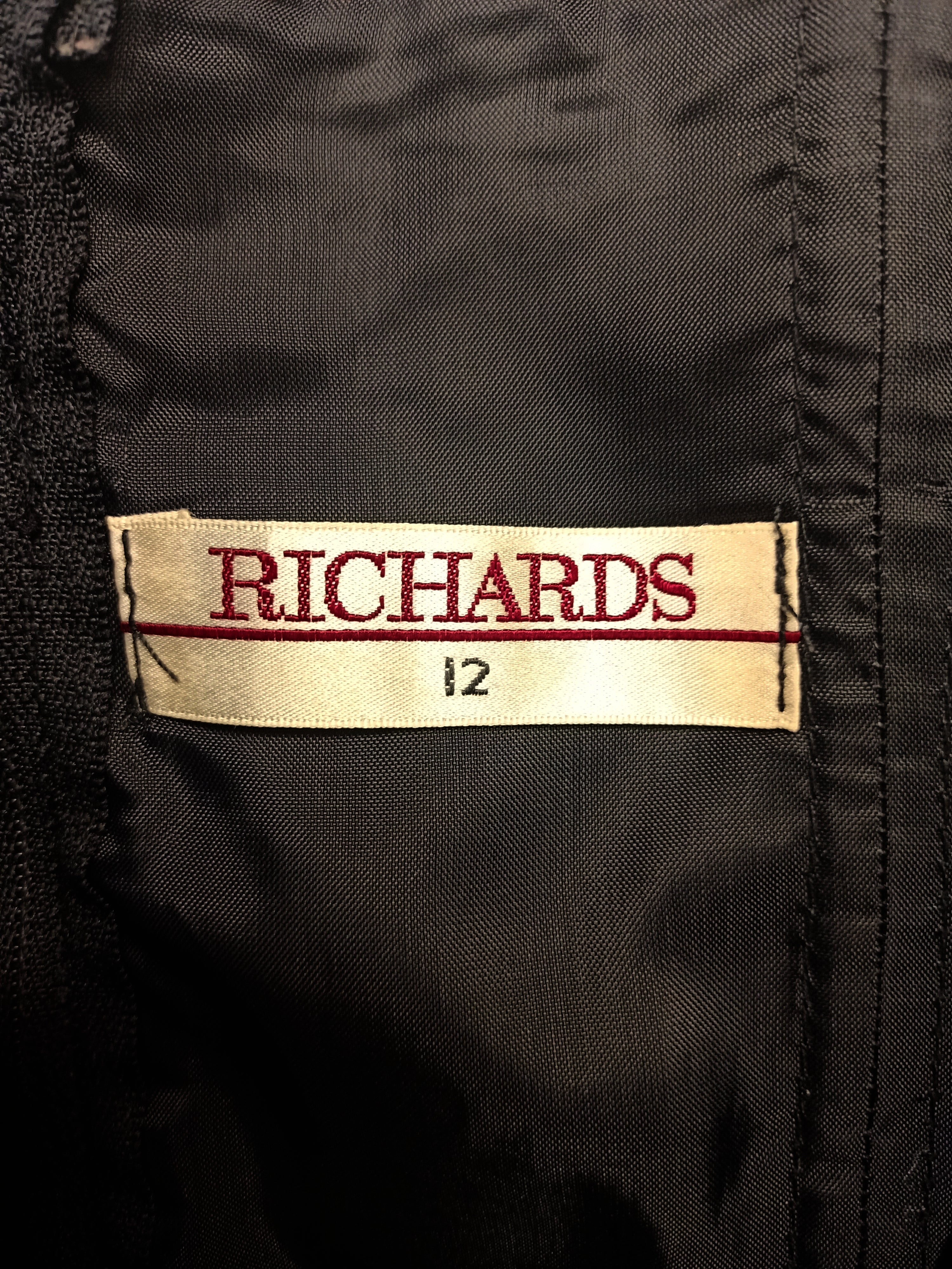 Vintage Richards Velvet & Taffeta Dress