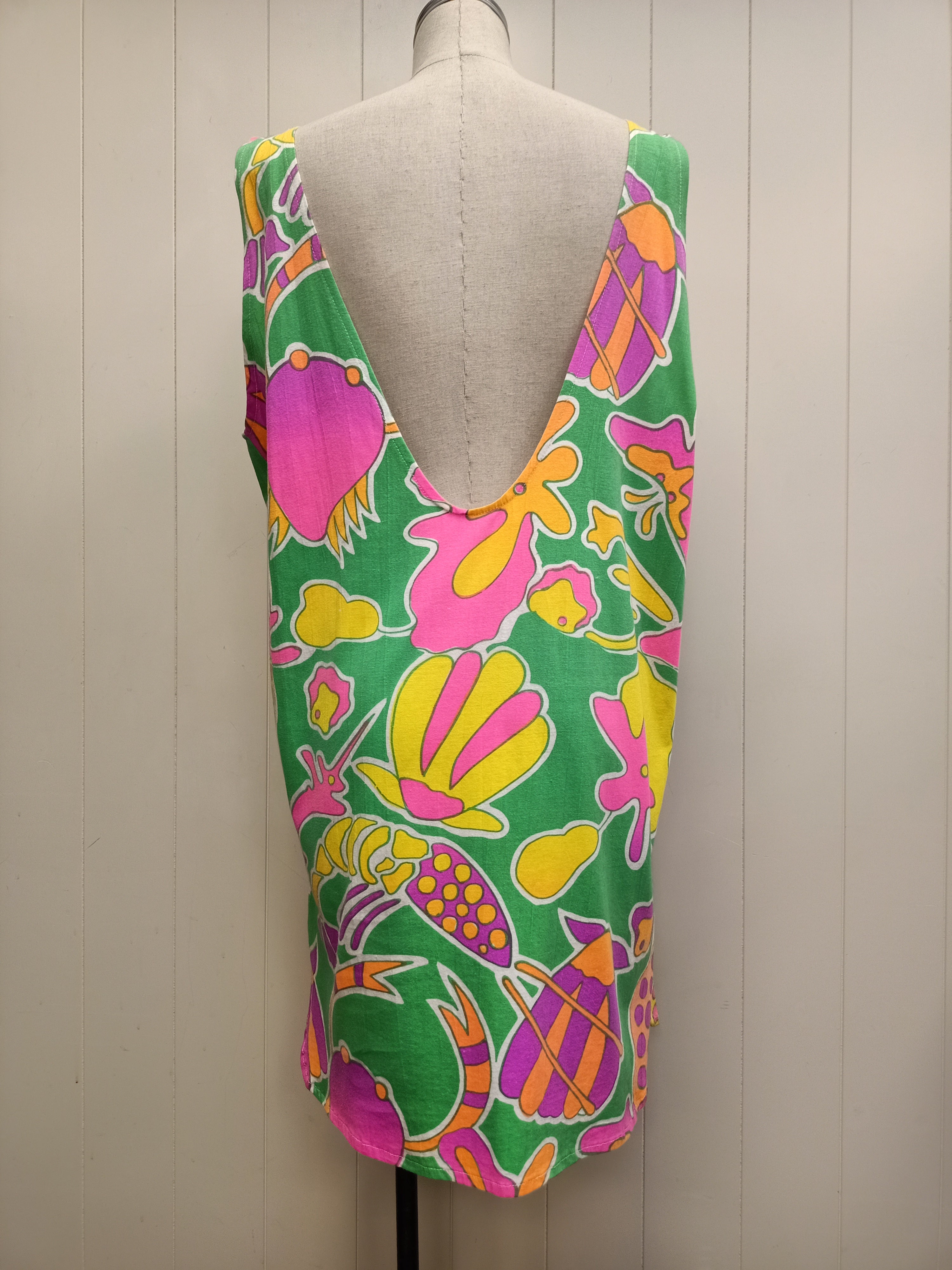 Vintage Fluro Sea Dress