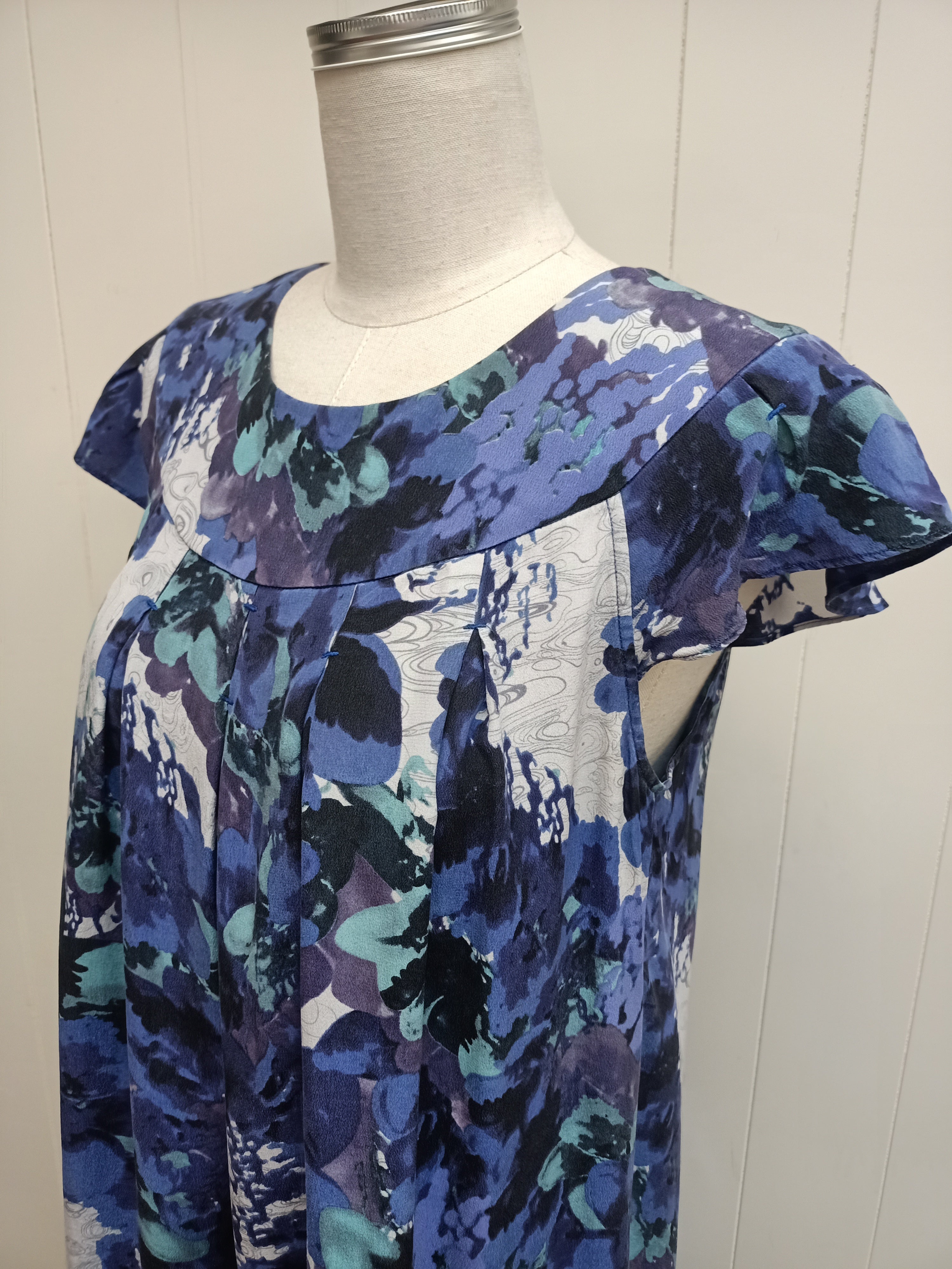 Kachel Silk Floral Dress