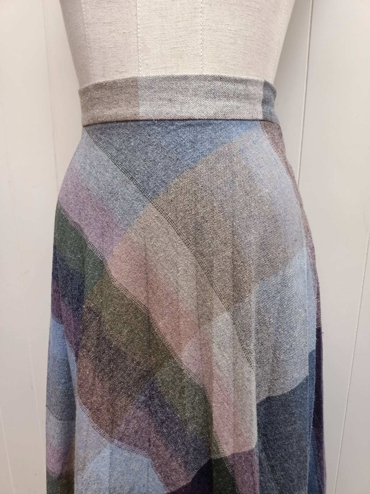 Vintage Bonds The Knitmaker Plaid Skirt