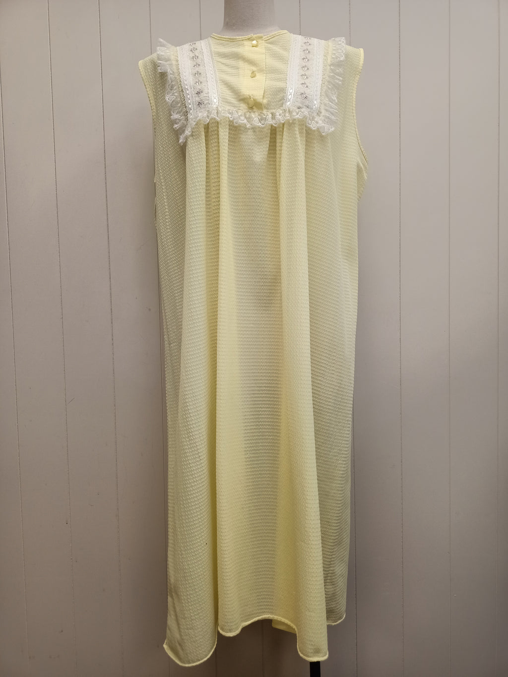Vintage Yellow Striped Nightie