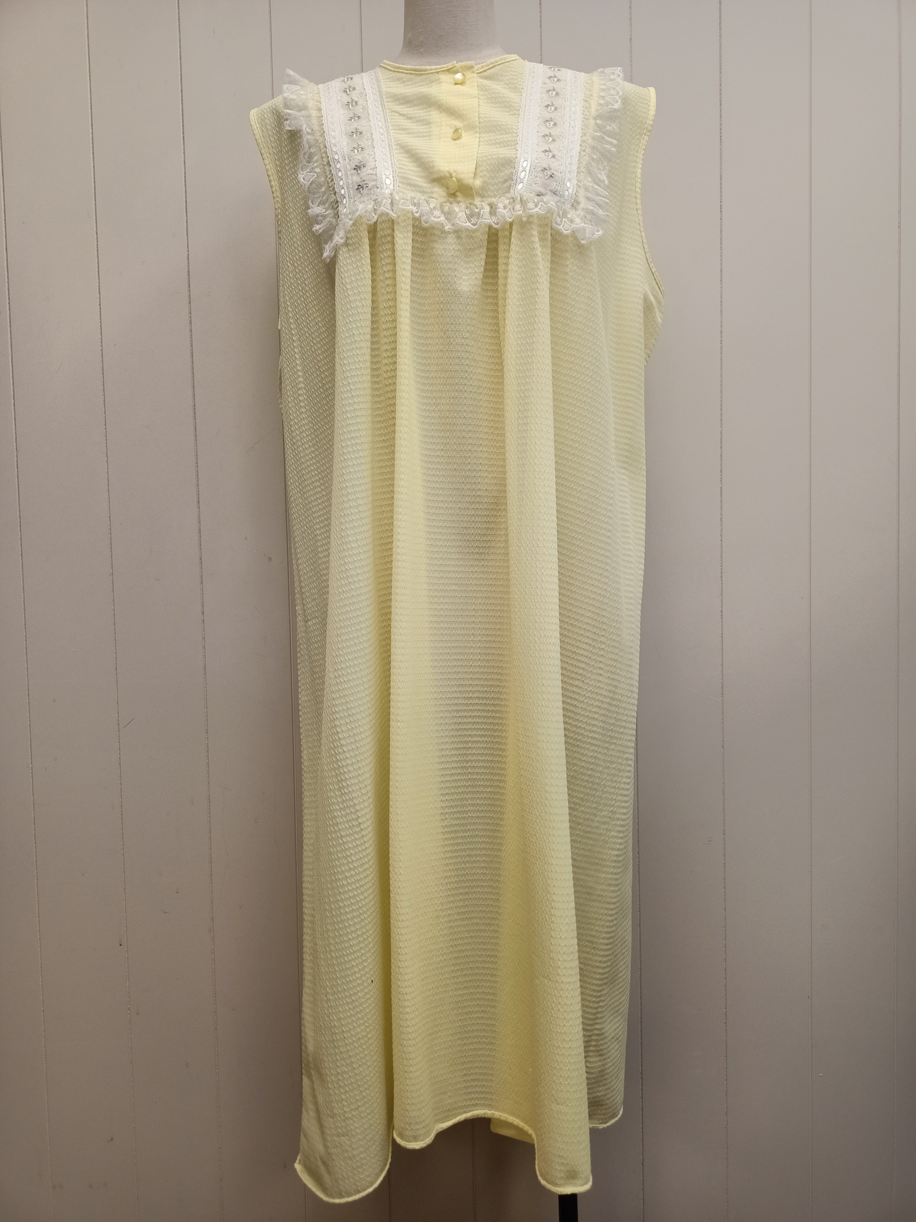 Vintage Yellow Striped Nightie