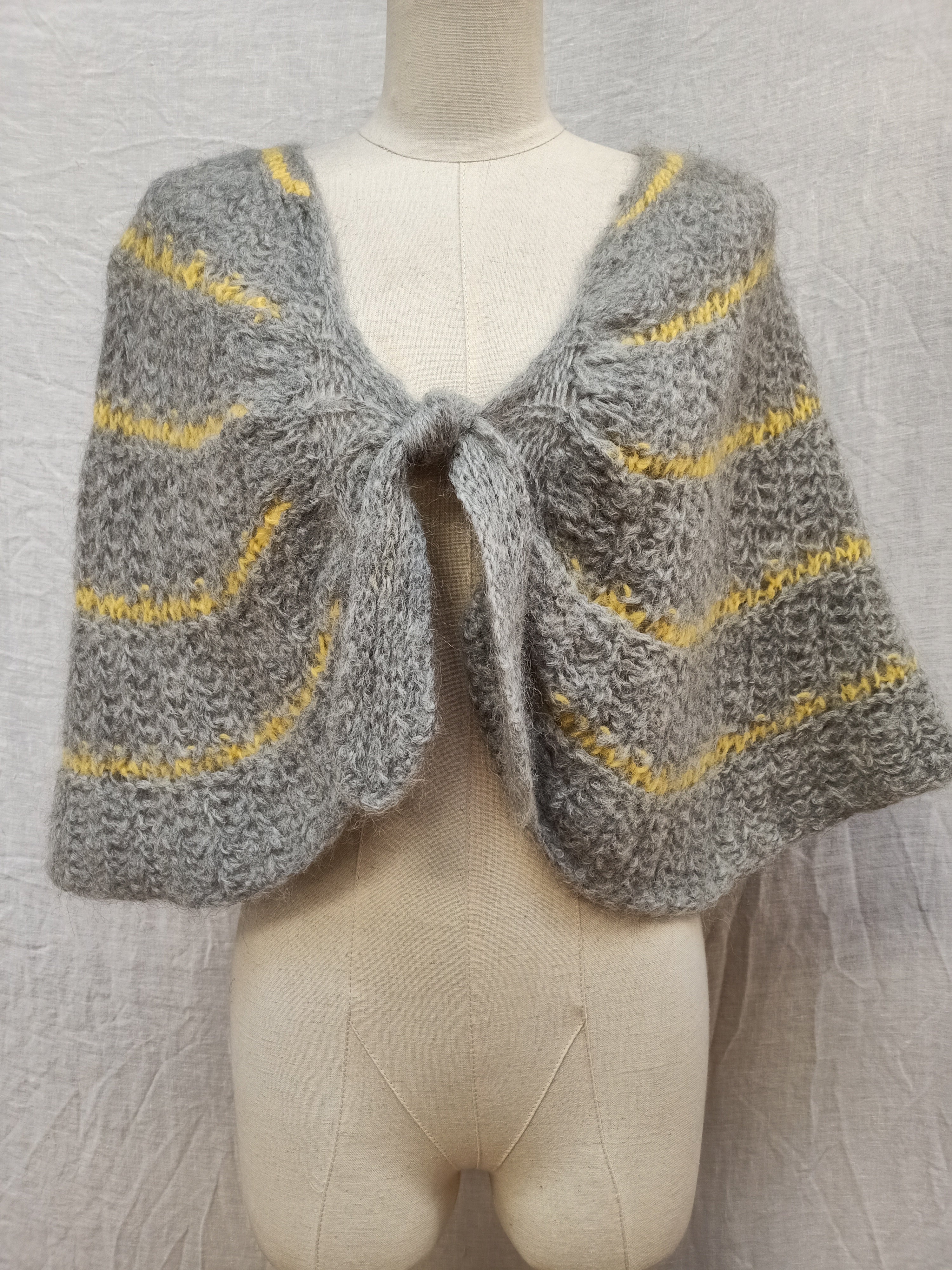 Vintage Knitted Cape