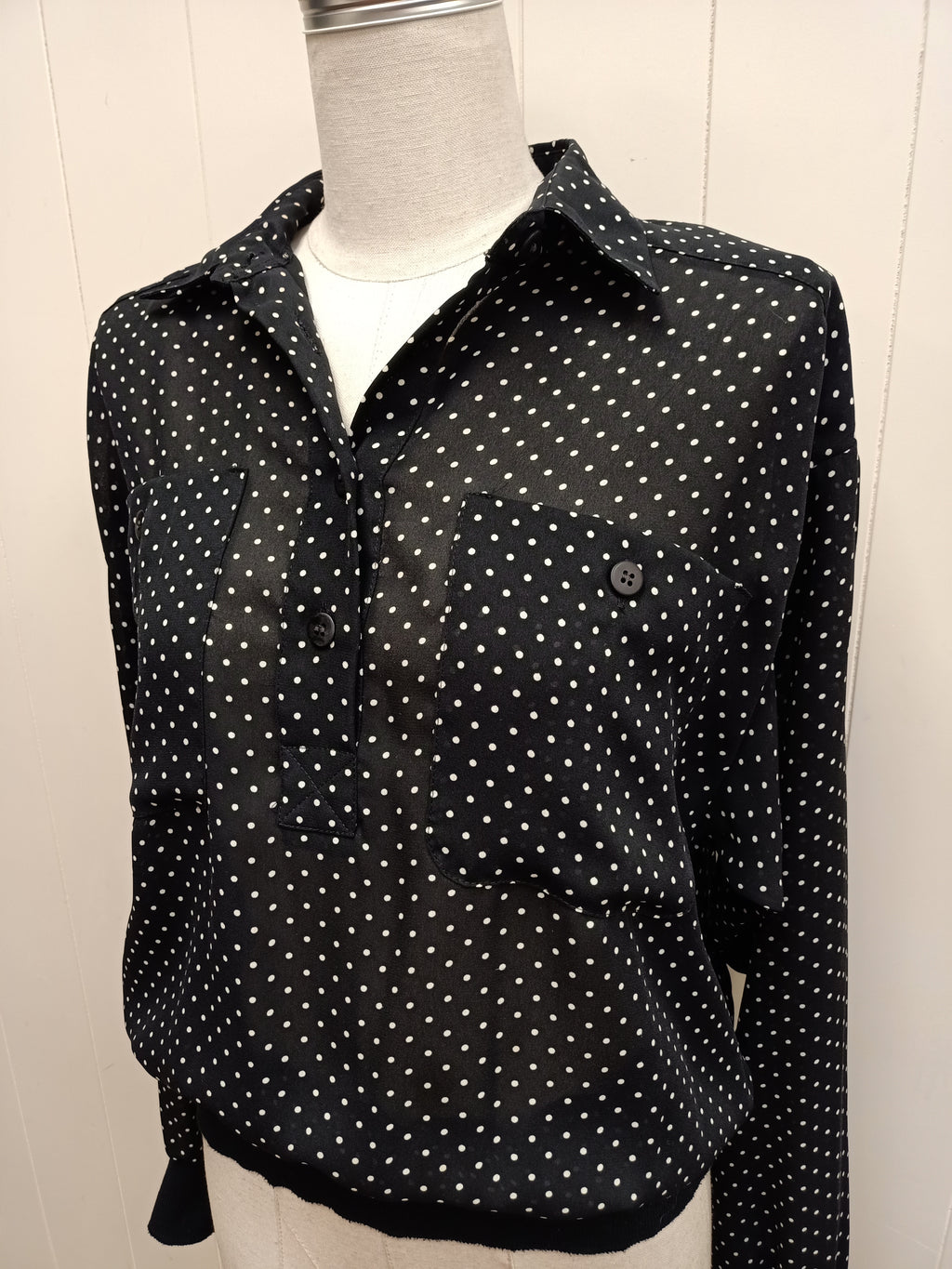 Vintage Pierre Cardin Polka Dot Shirt