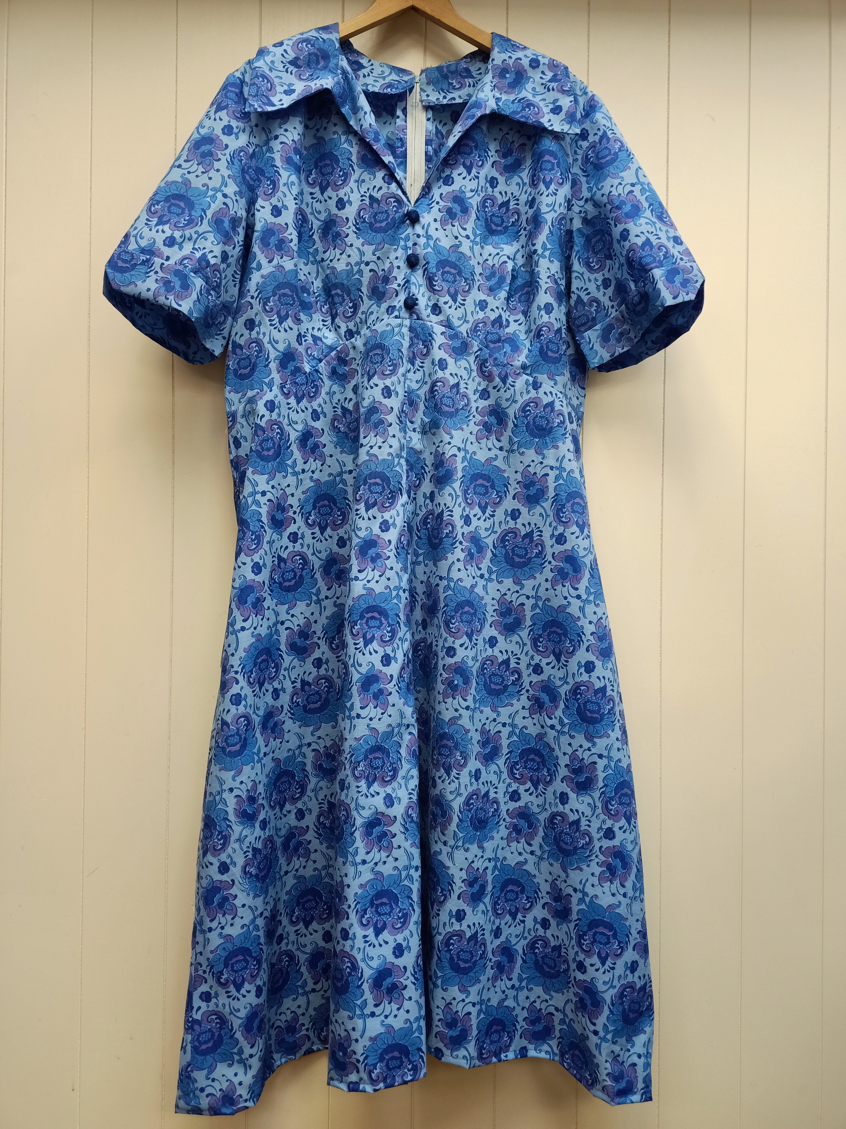 Vintage Paisley Floral Dress