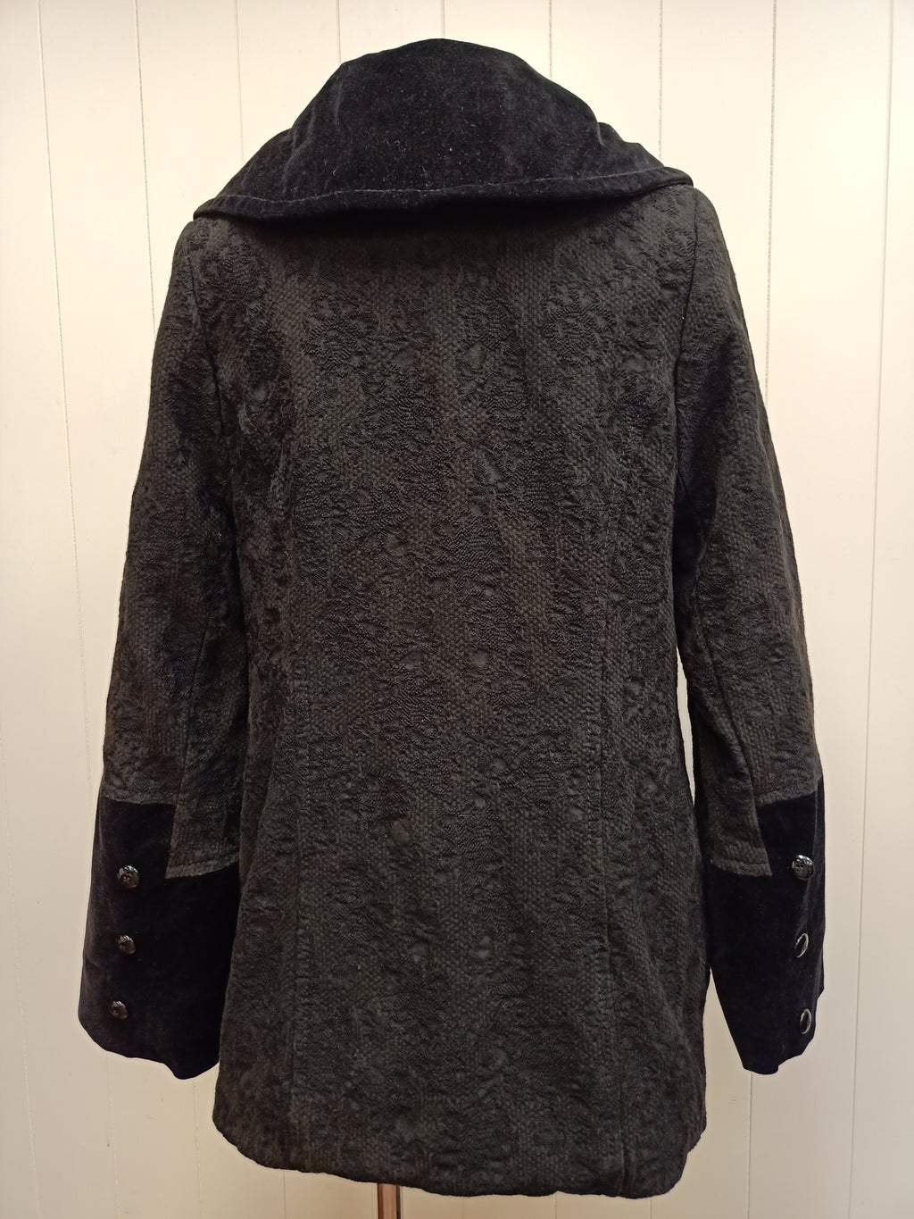 Retro Cladcat Velvet & Jacquard Jacket