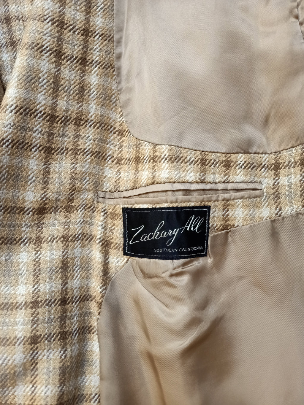 Retro Checkered Blazer