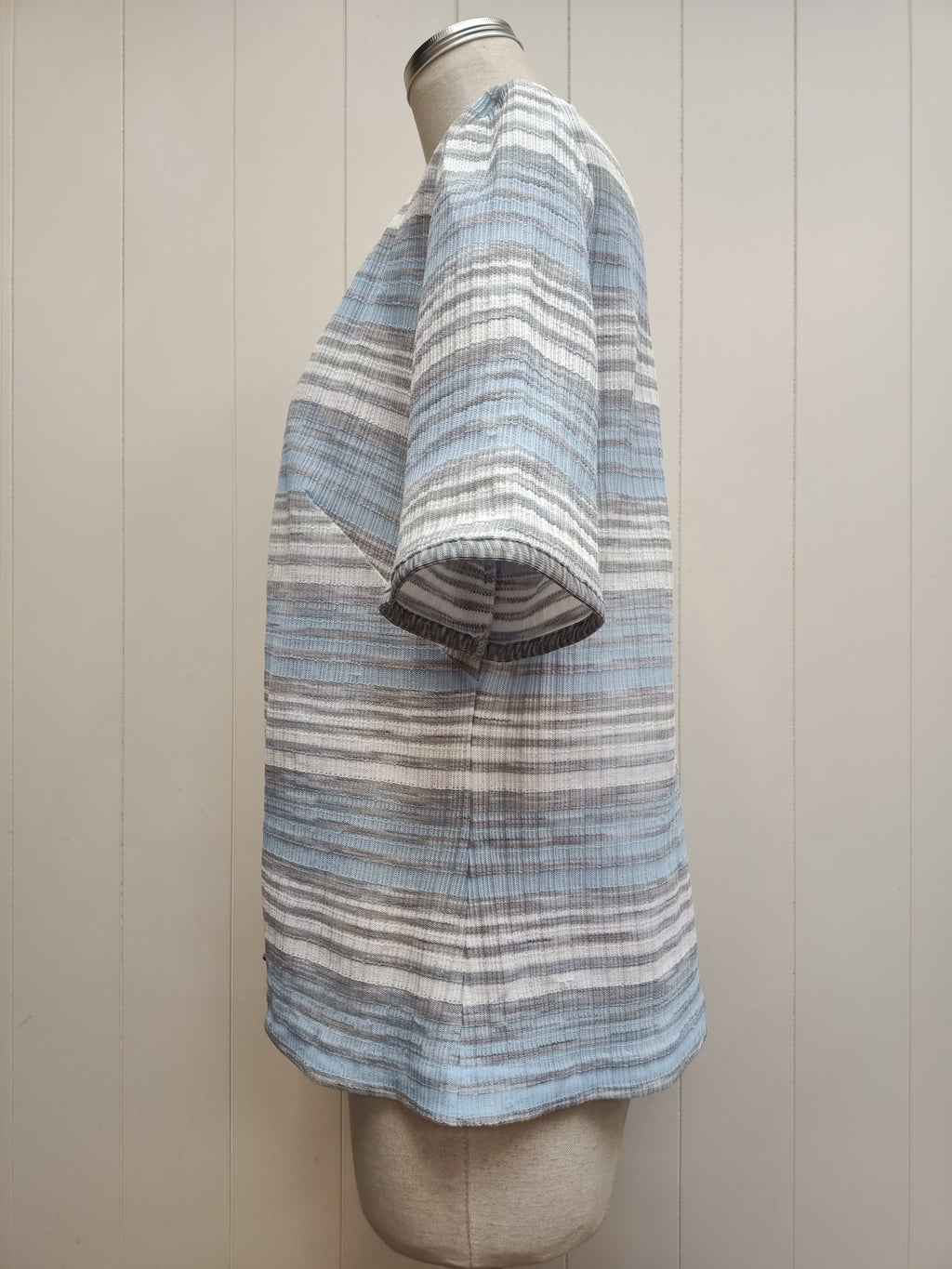 Vintage Blue Striped Shrug